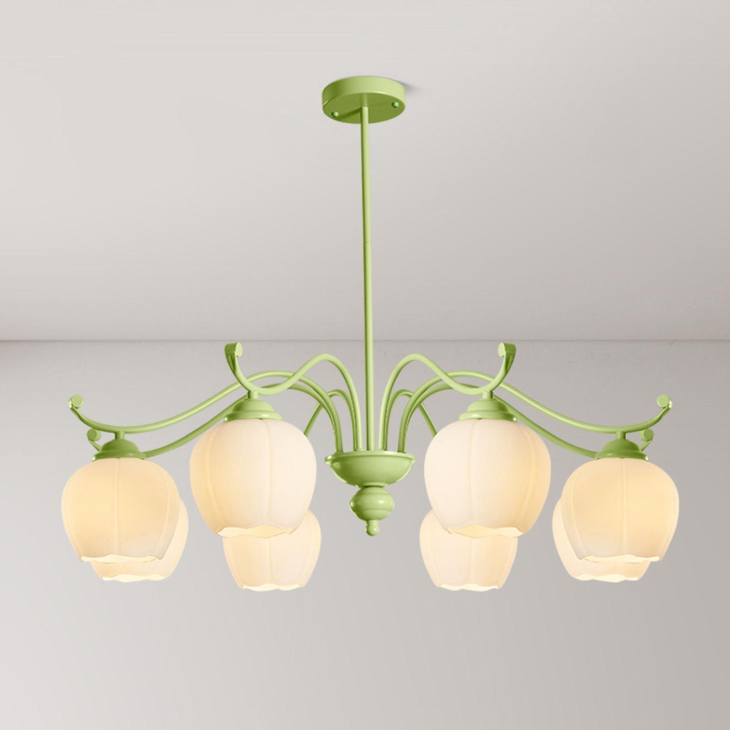 Lomance Lily Chandelier detail view 3