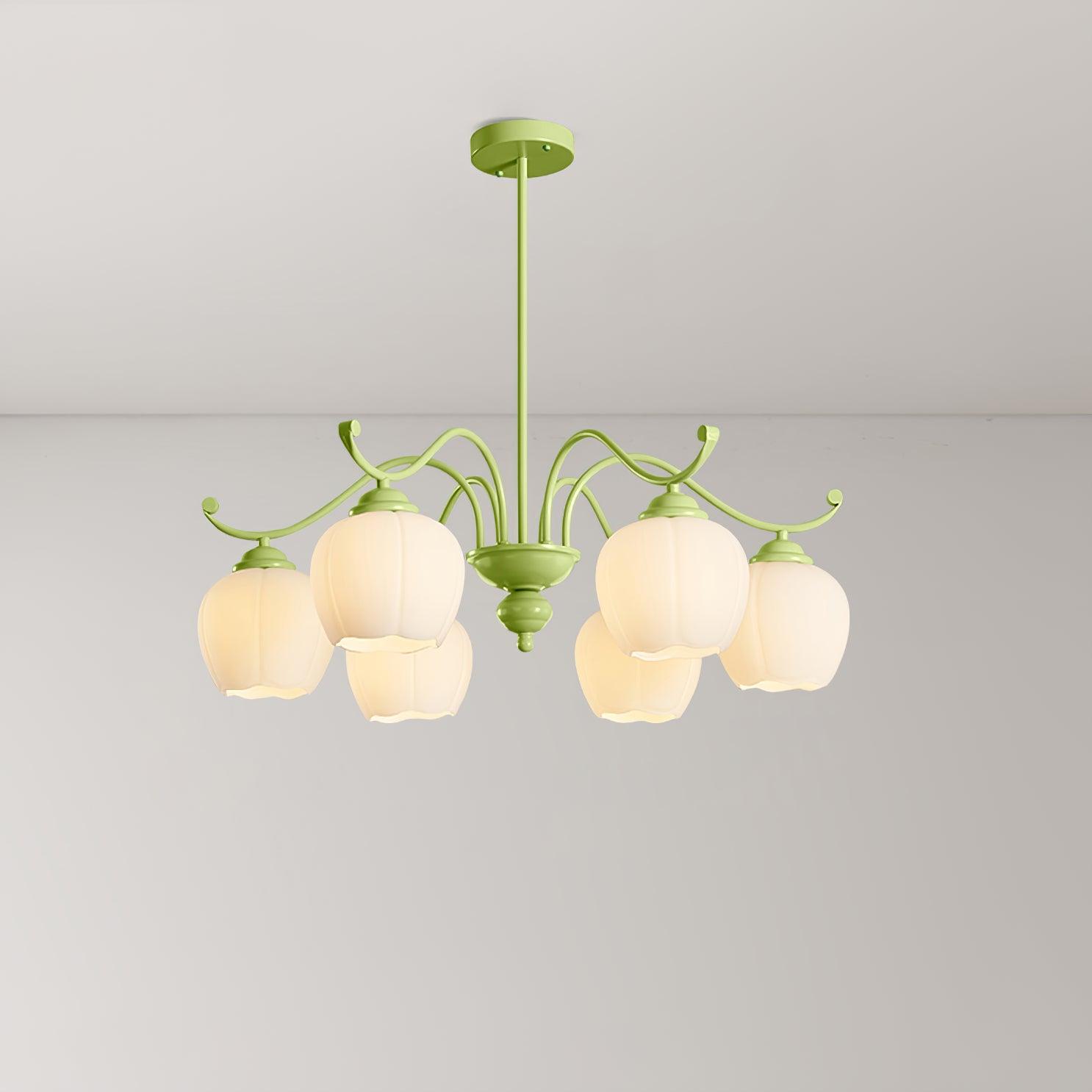 Lomance Lily Chandelier detail view 10