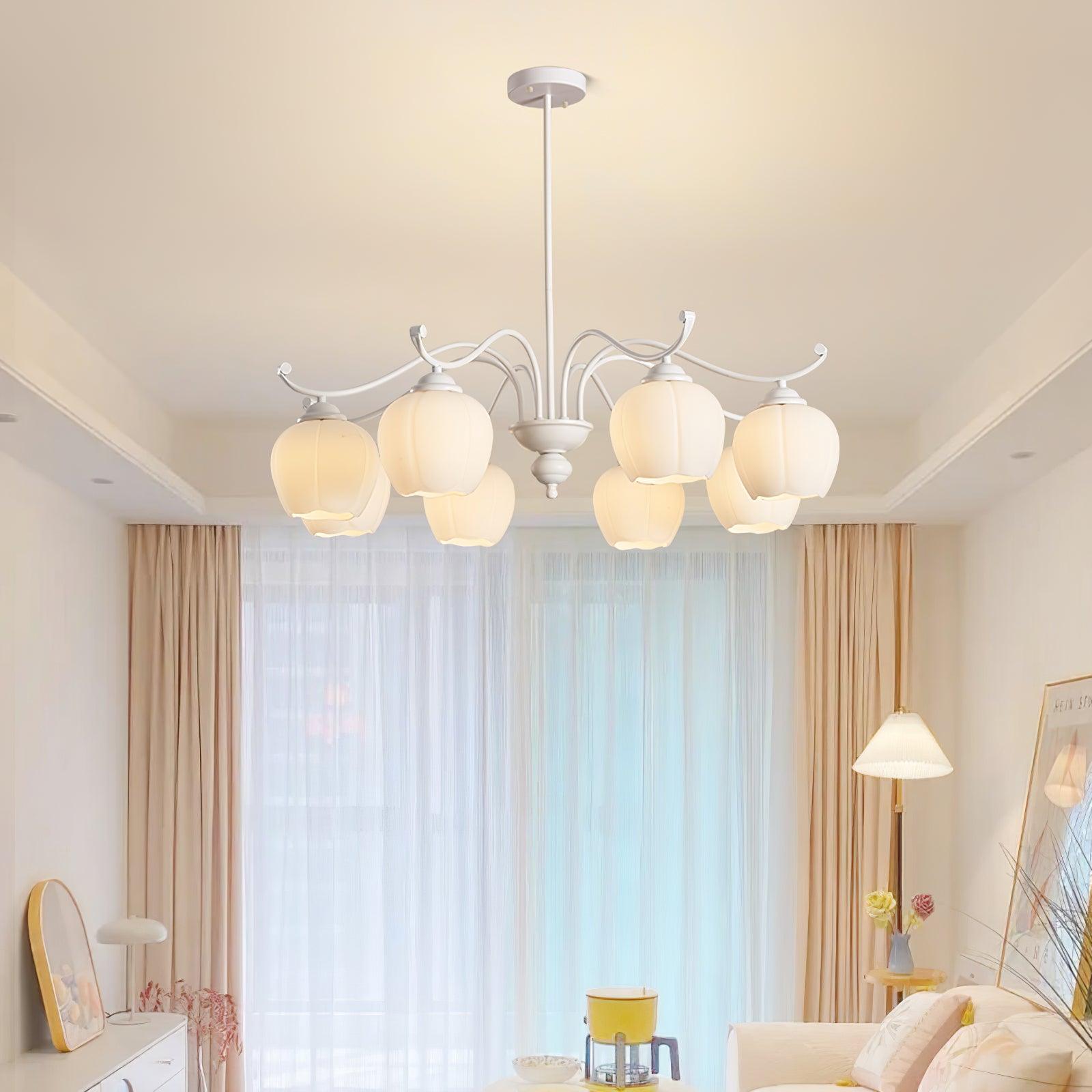 Lomance Lily Chandelier detail view 4