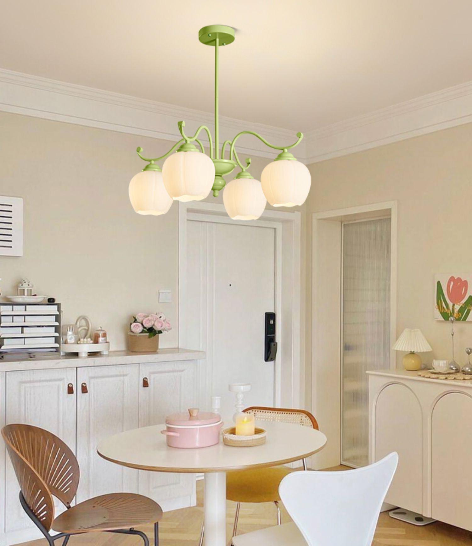 Lomance Lily Chandelier detail view 6