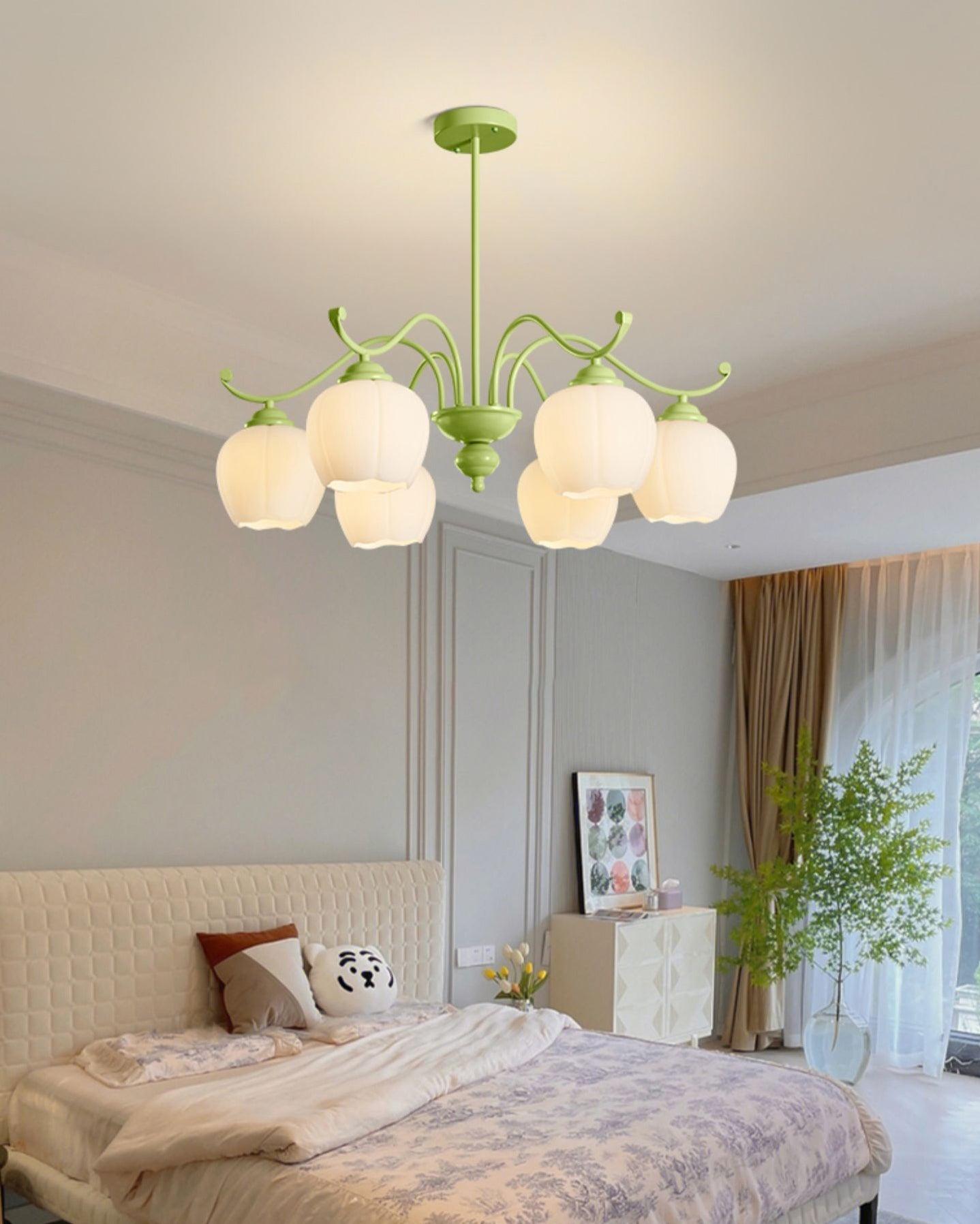 Lomance Lily Chandelier detail view 7