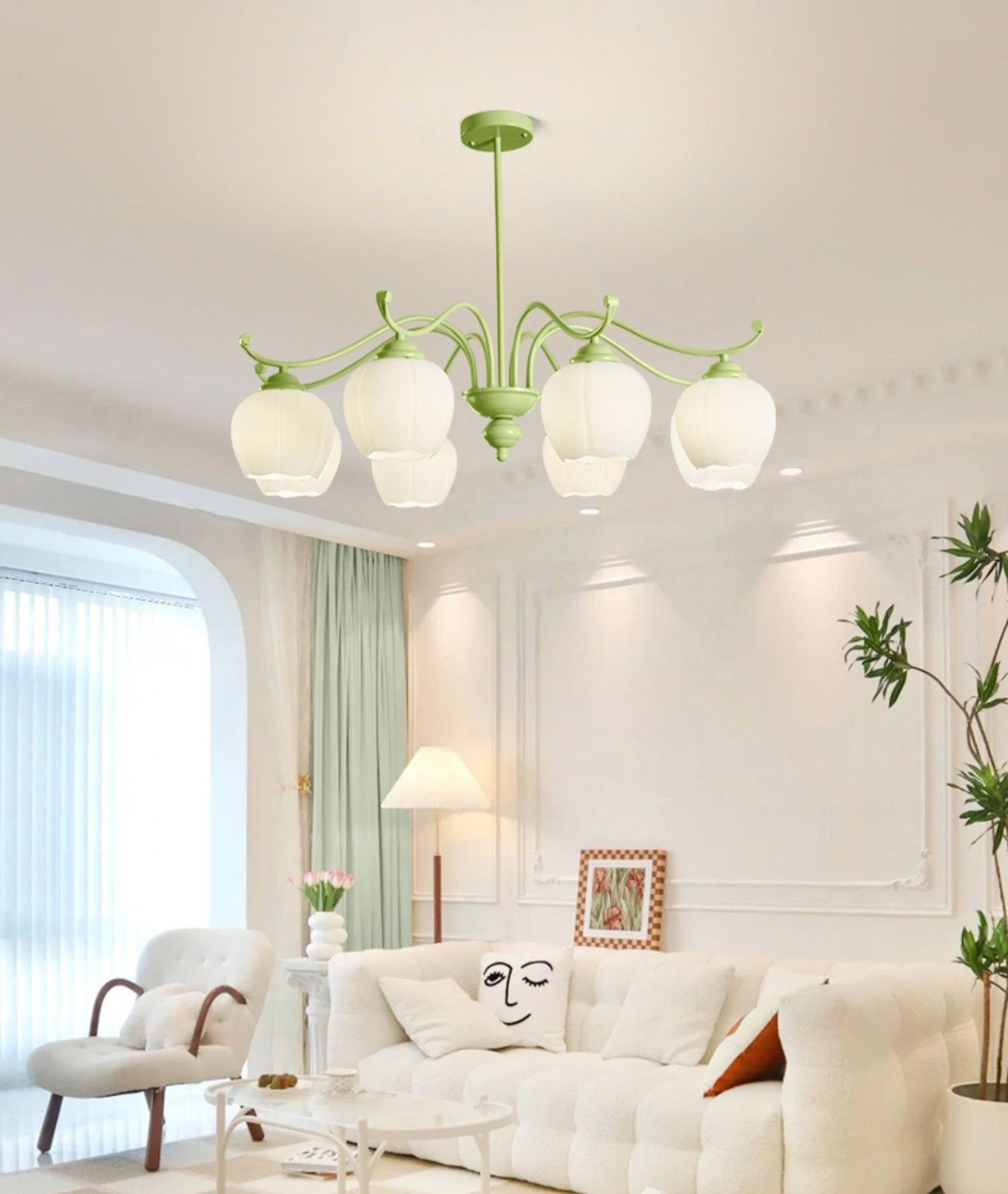 Lomance Lily Chandelier detail view 9