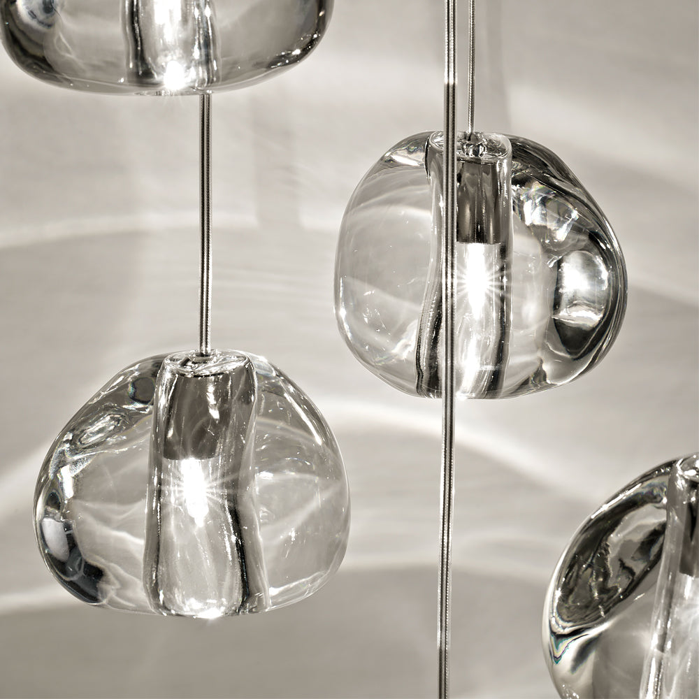 Long Stairway Crystal Chandelier