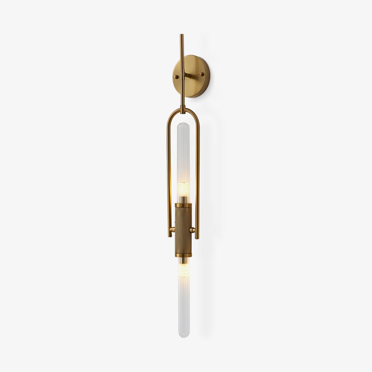 Long Arc Glass Wall Sconce