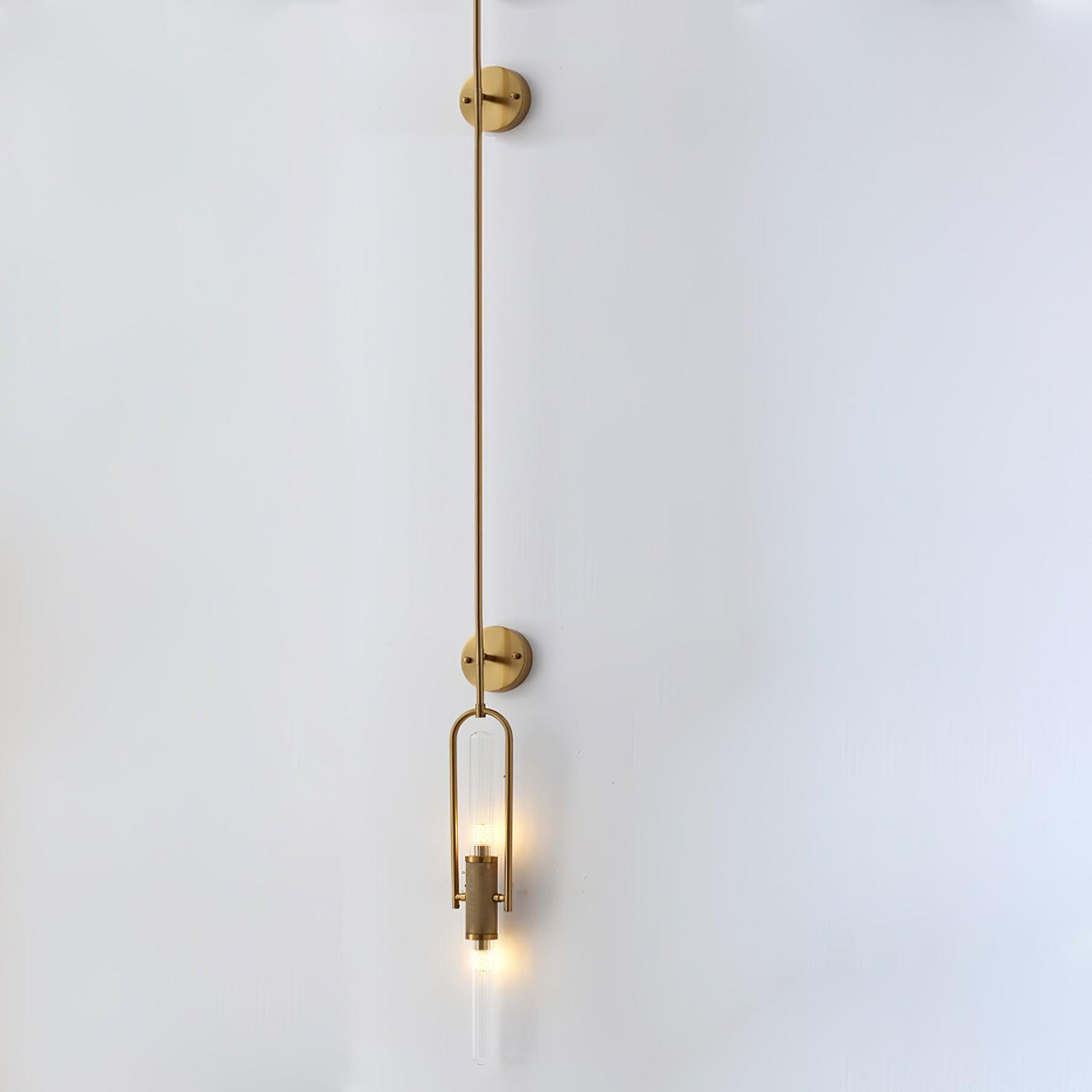 Long Arc Glass Wall Sconce