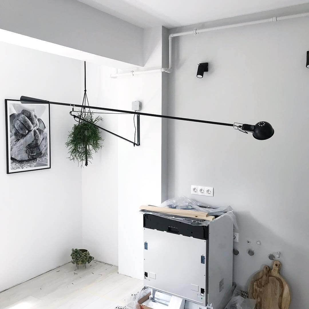 Long Arm Living Room Art Wall Lamp