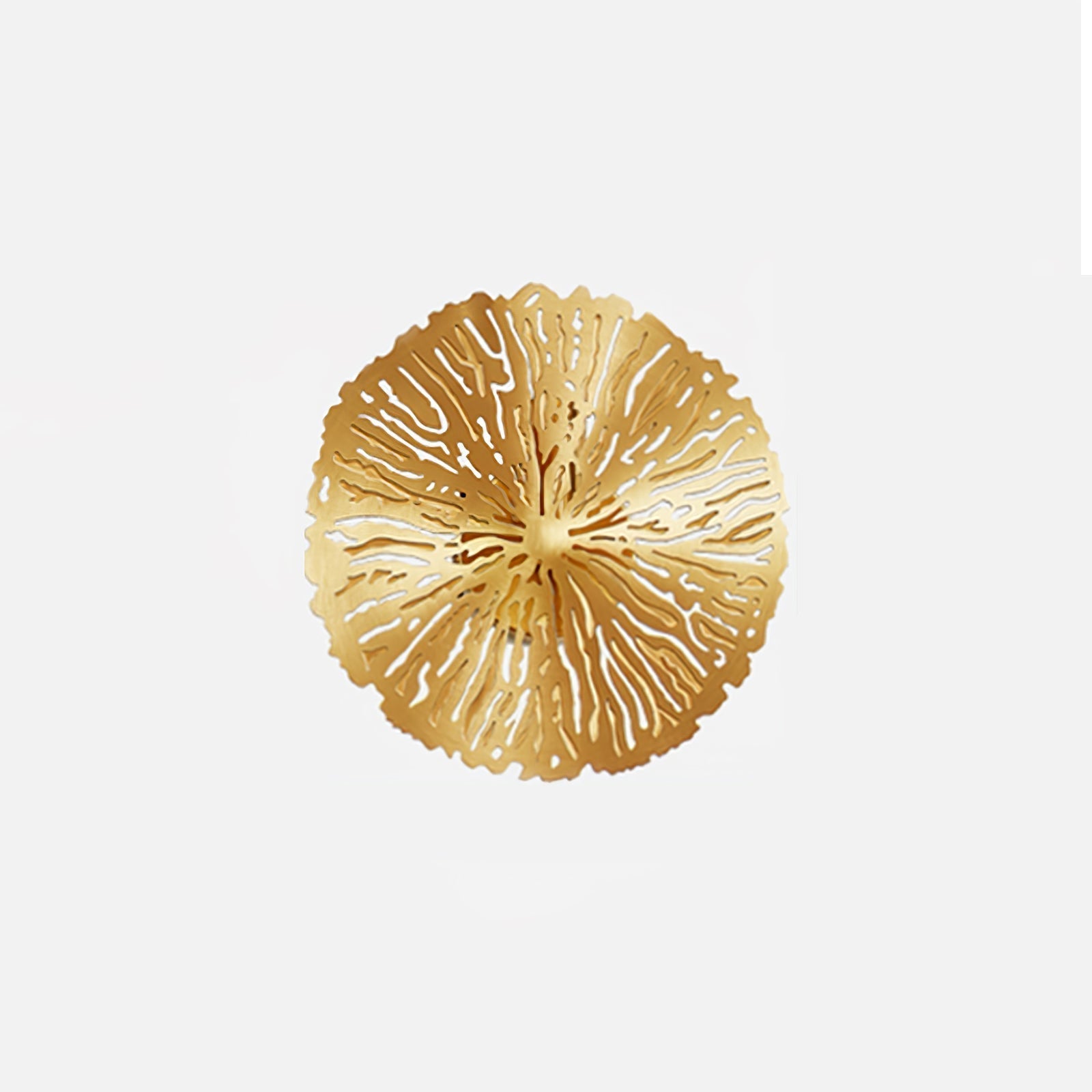 Lotus Leaf Wall Light - Model F: W 12.2 x H 30.3 Stainless steel, Hardwired Wall Sconce, detail 56