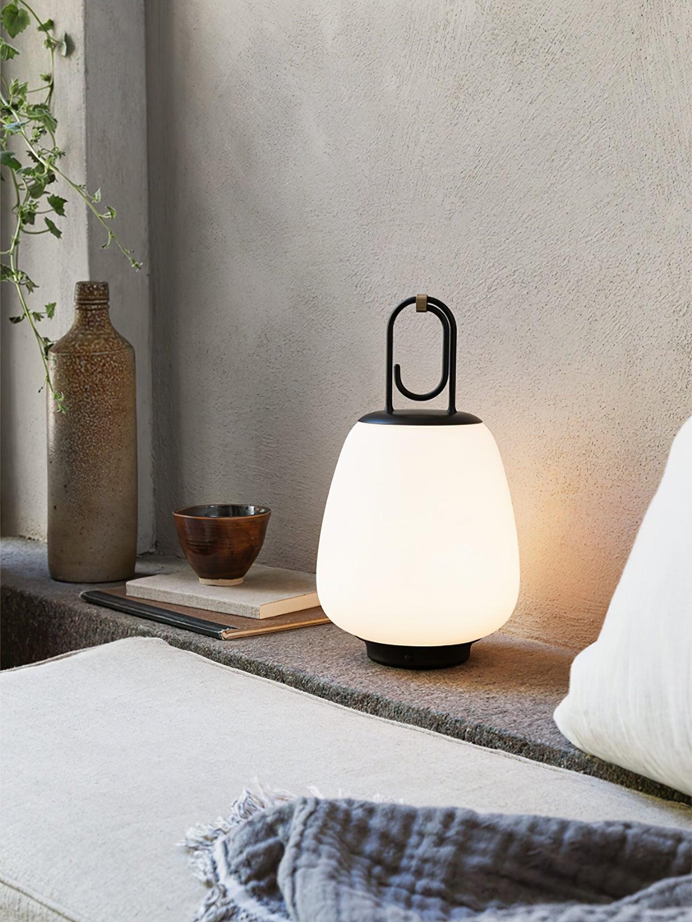 Lucia Lantern Table Light 6.3", Bedside Table Lamp, detail 17