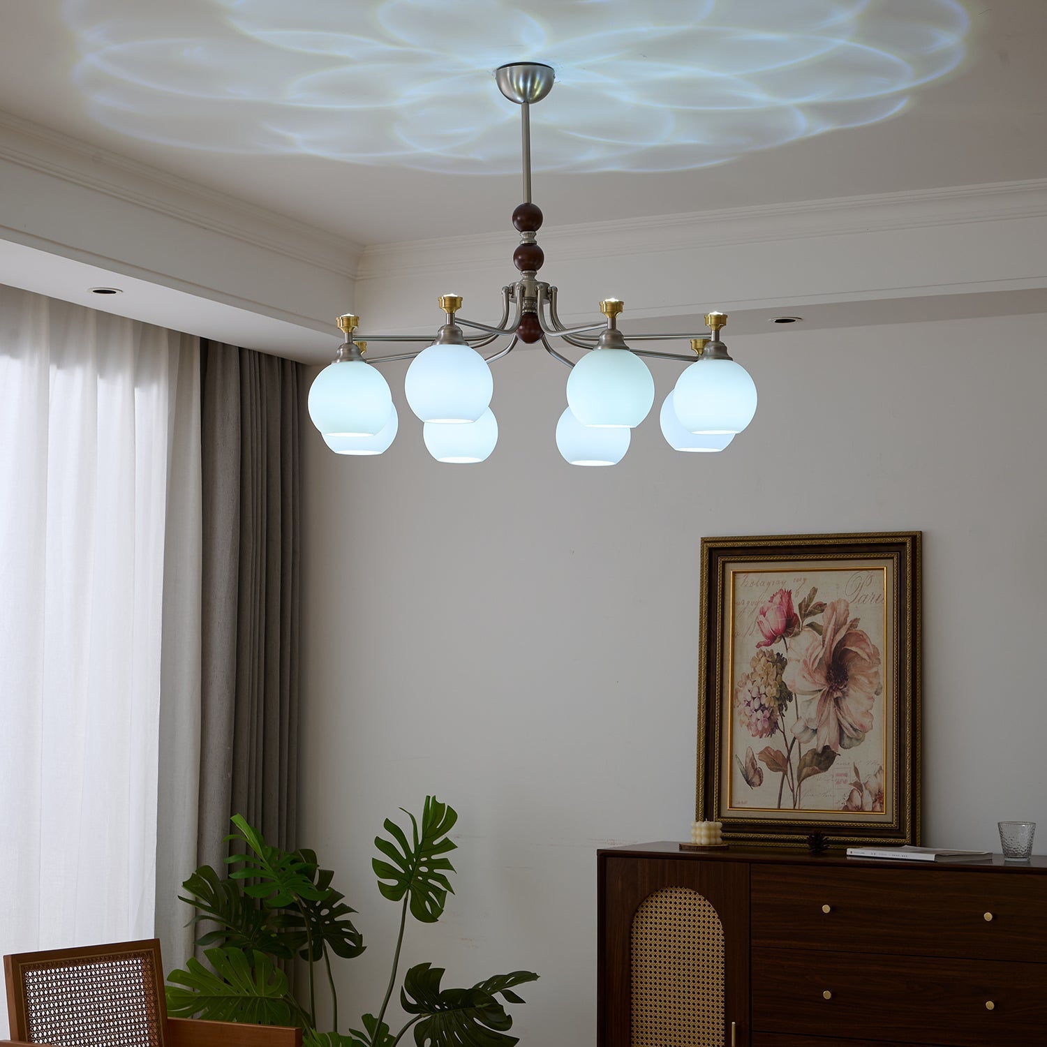 Lucienne Orb Chandelier detail view 13