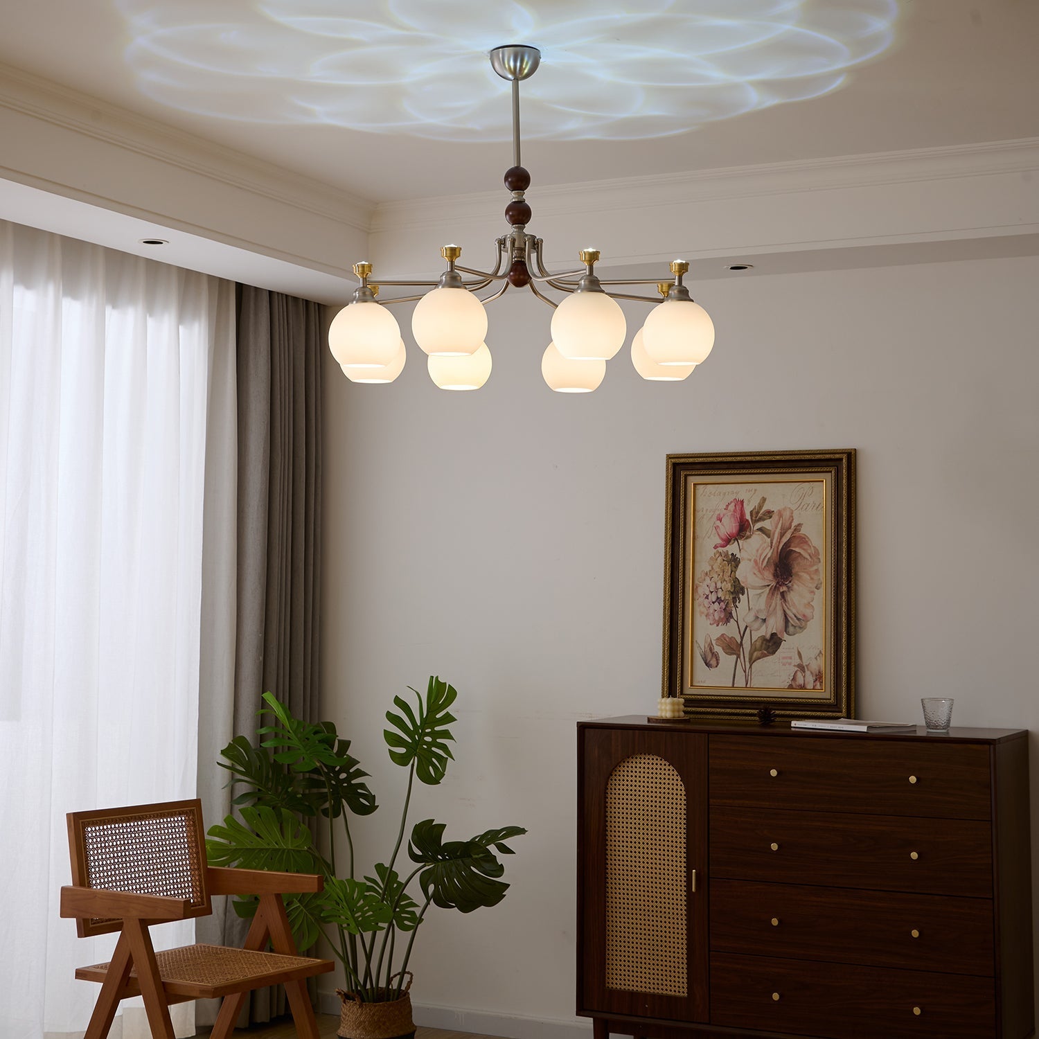 Lucienne Orb Chandelier detail view 15
