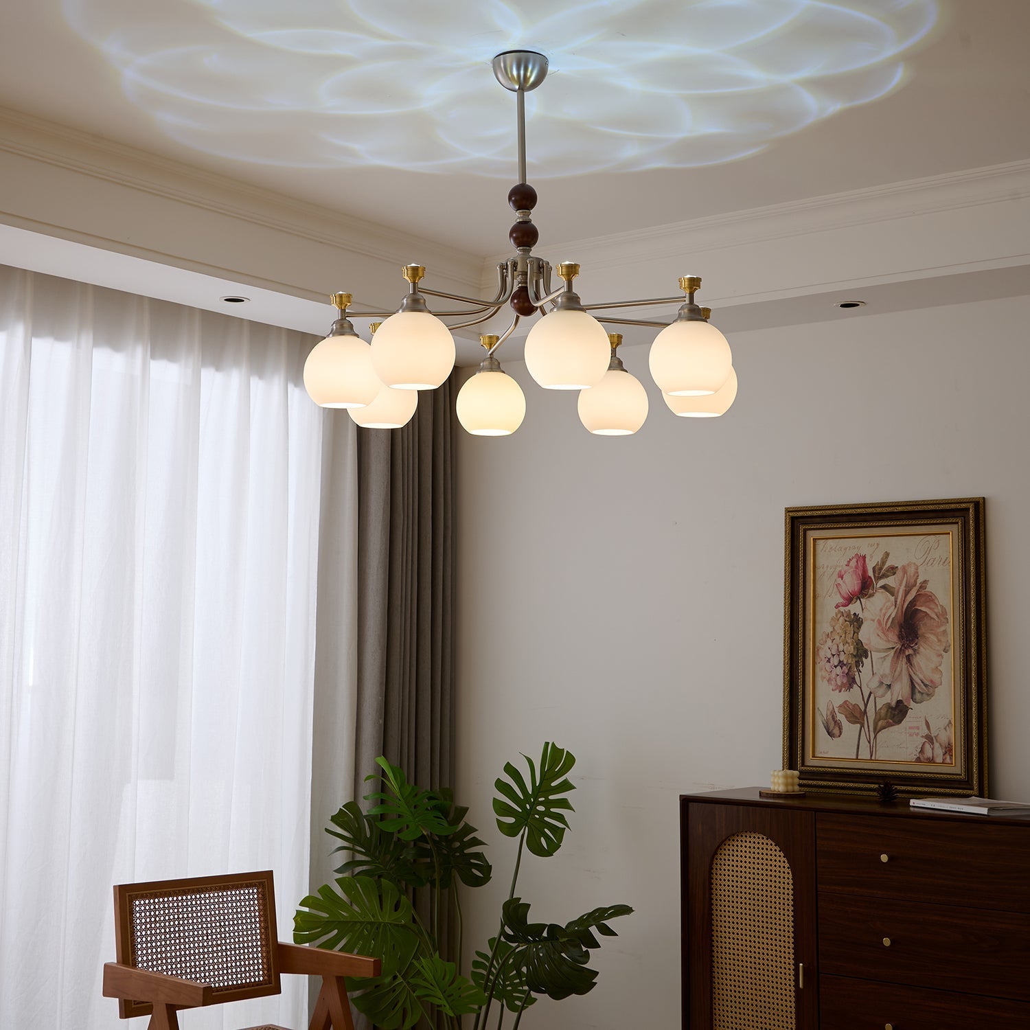Lucienne Orb Chandelier detail view 23
