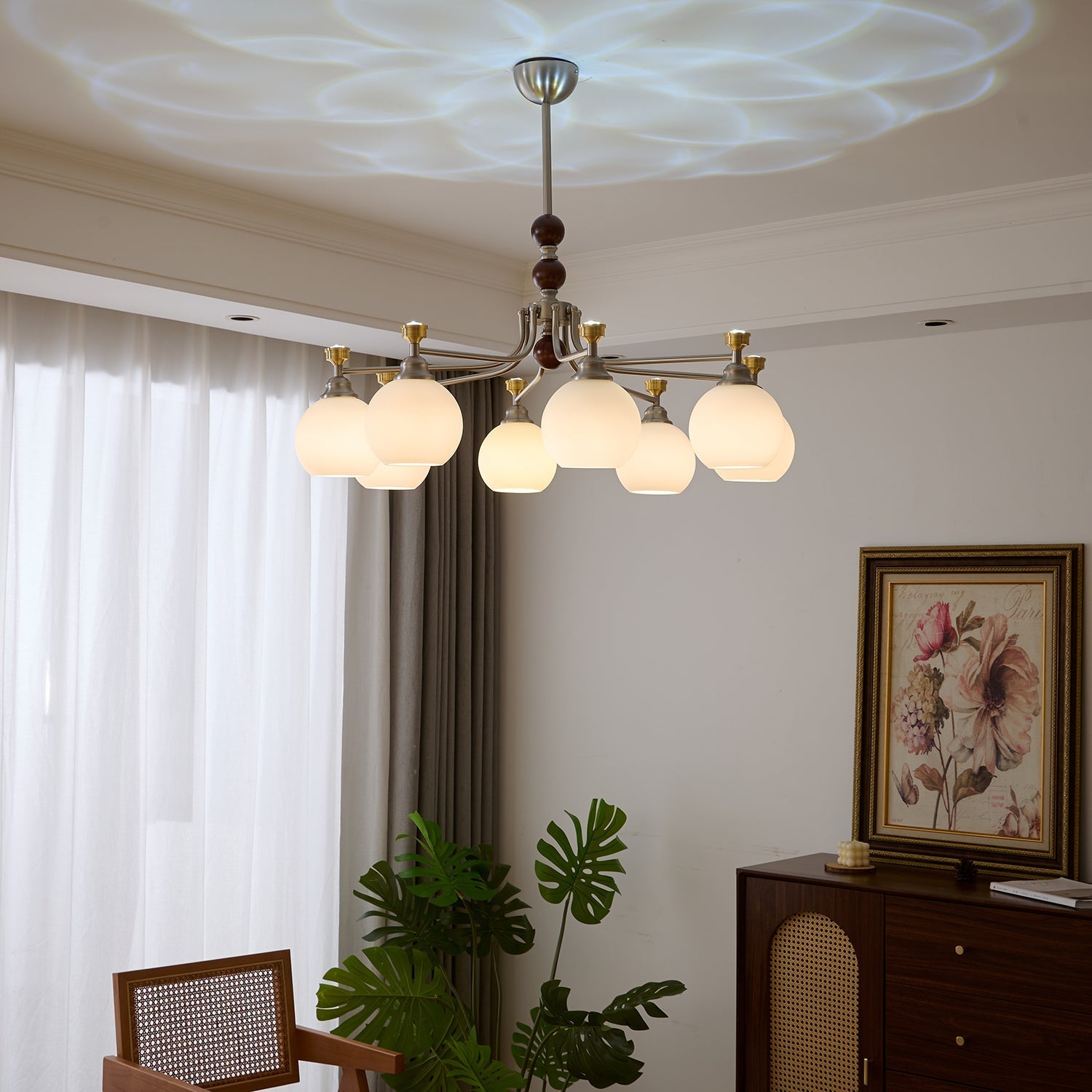 Lucienne Orb Chandelier detail view 11