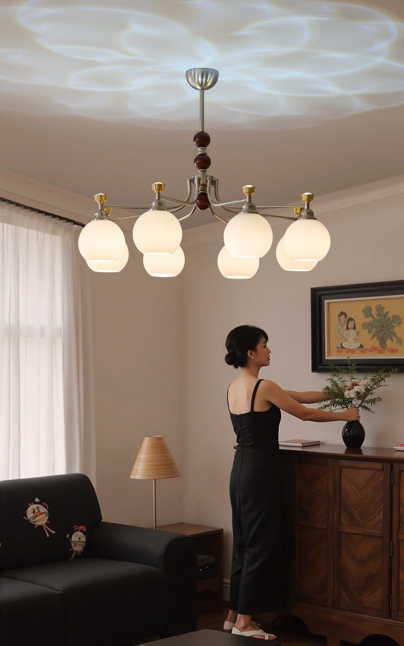 Lucienne Orb Chandelier detail view 2