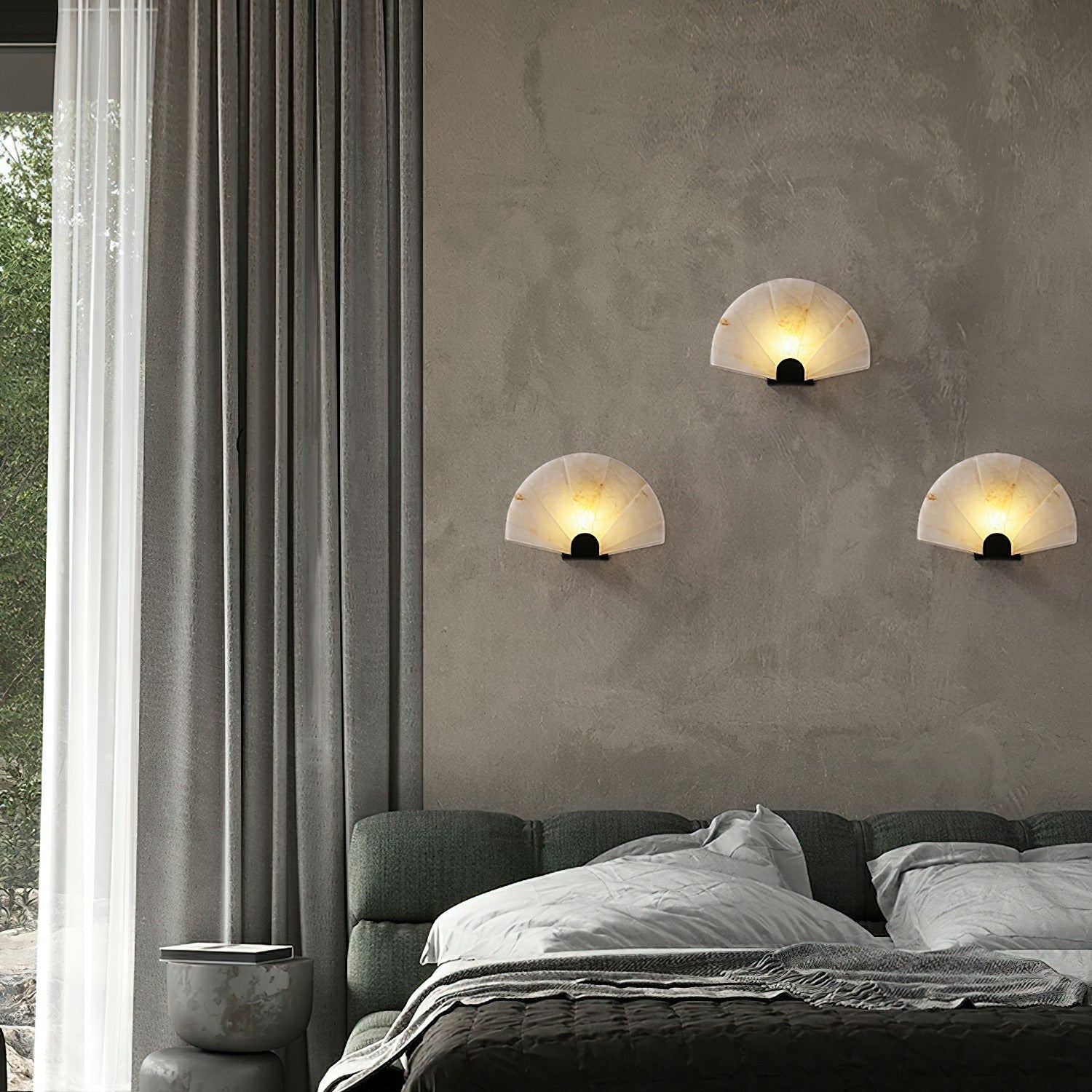 Luna Fan Wall Lamp 13.8