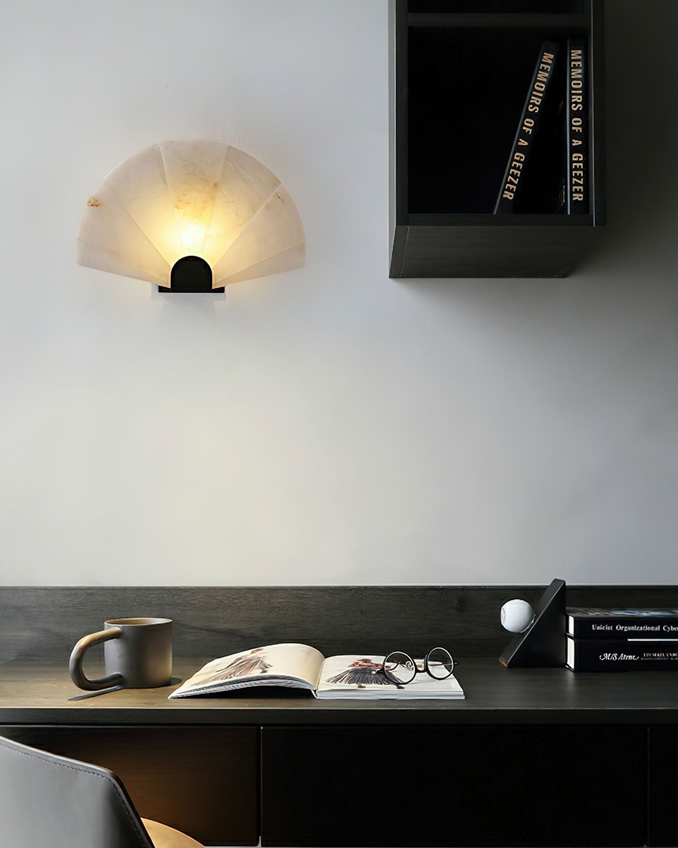 Luna Fan Wall Lamp 13.8