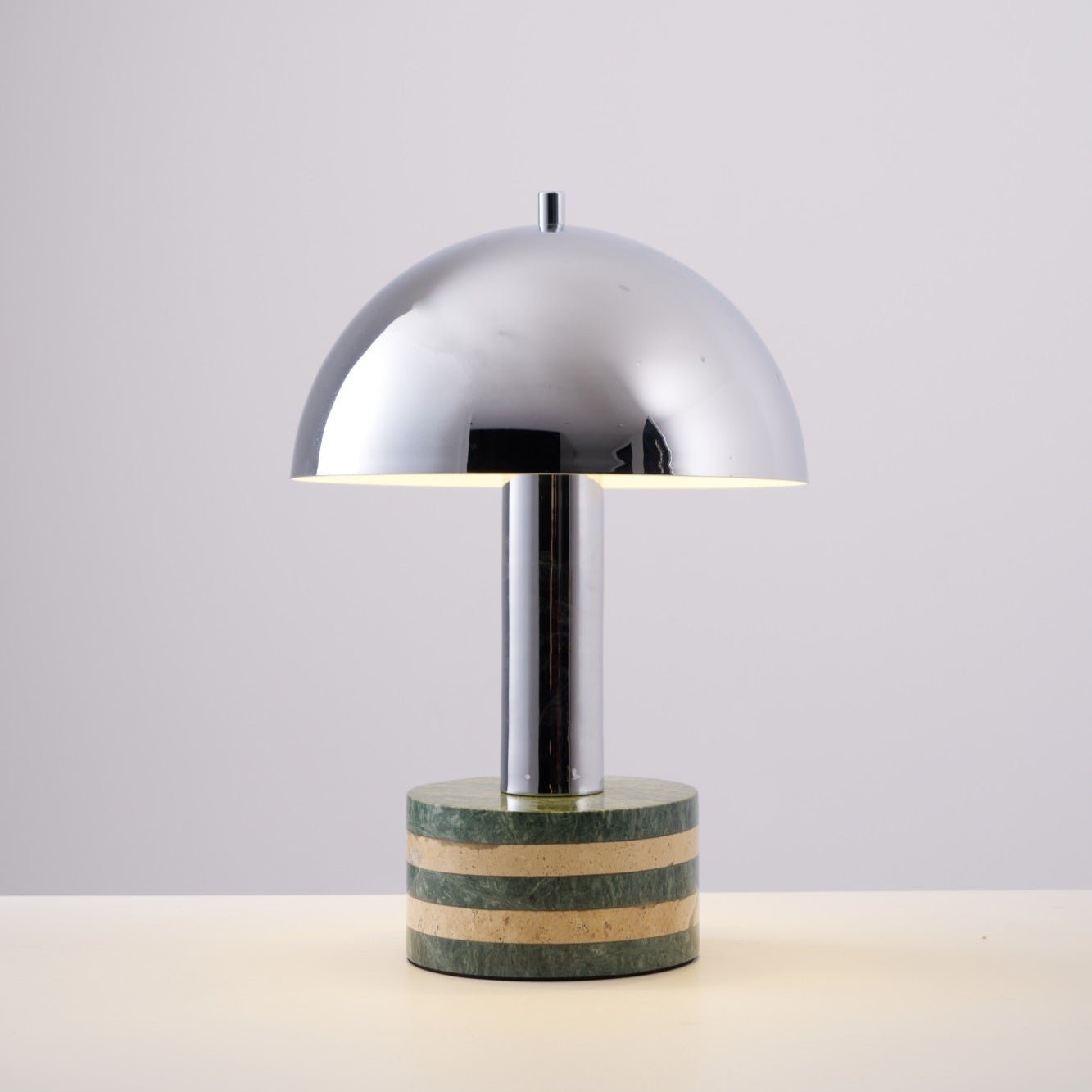 Luno Chrome Table Lamp detail view 9