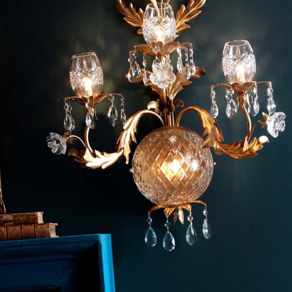 Luxury Italian Bohemian Crystal Florentine