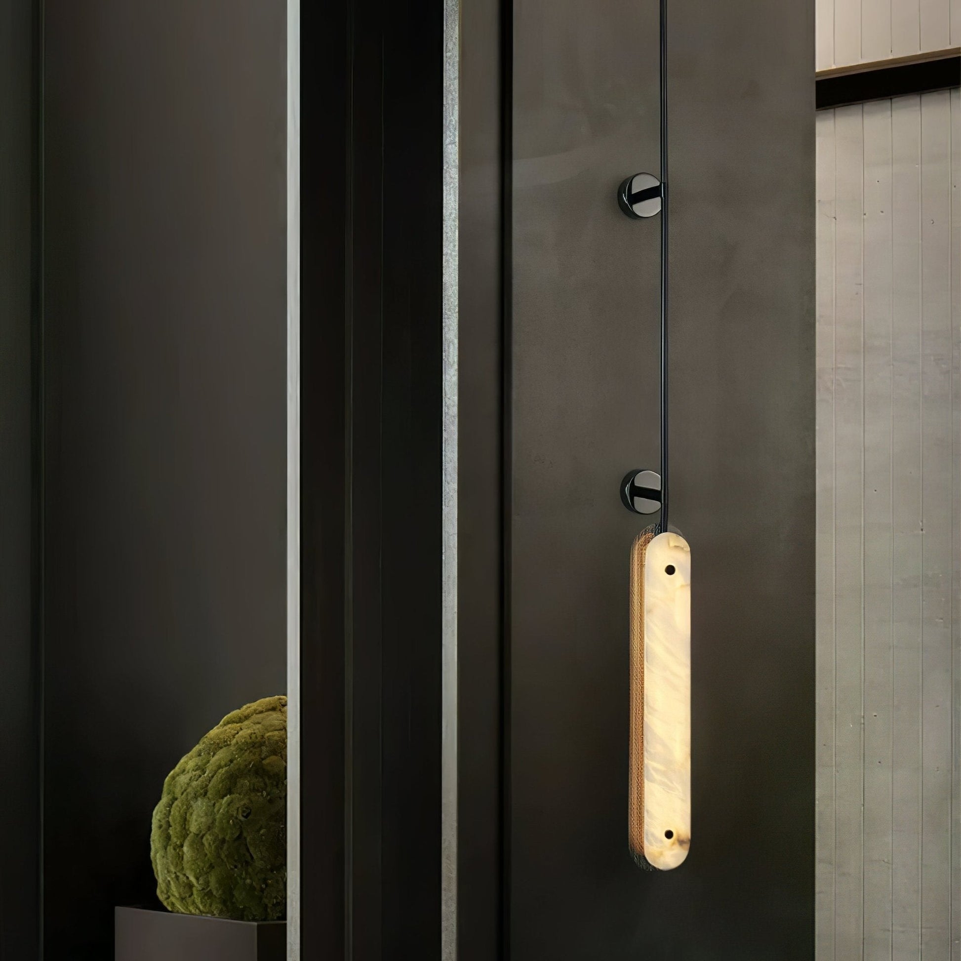 Lysandra Alabaster Wall Light, Hardwired Wall Sconce, detail 8