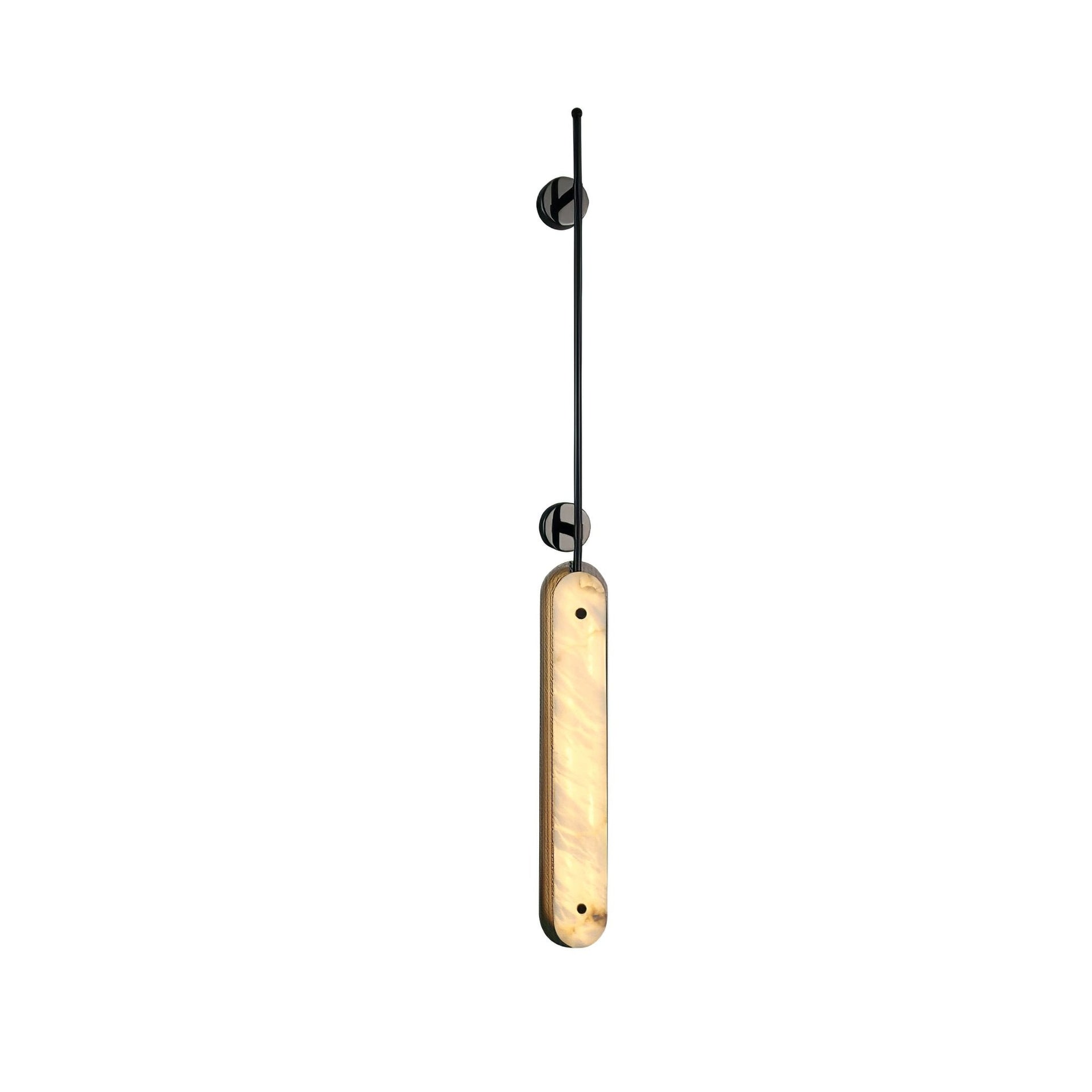 Lysandra Alabaster Wall Light, Hardwired Wall Sconce, detail 13