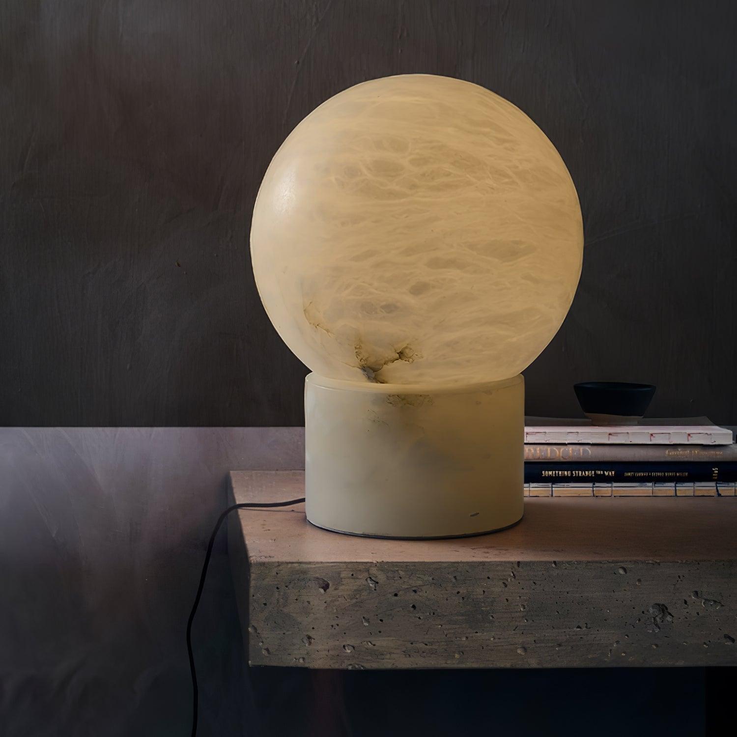 Marble Ball Table Lamp 7.1