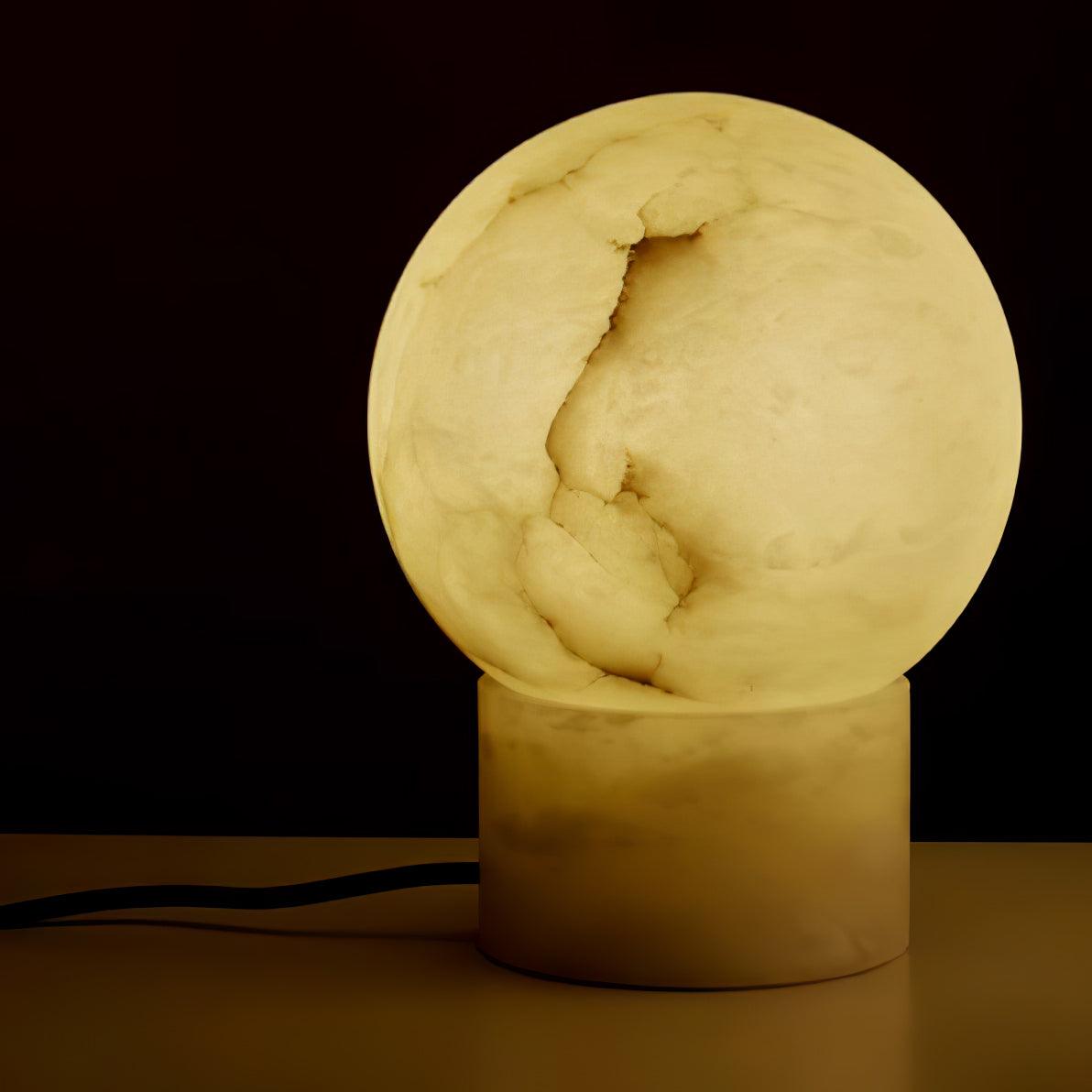 Marble Ball Table Lamp 7.1