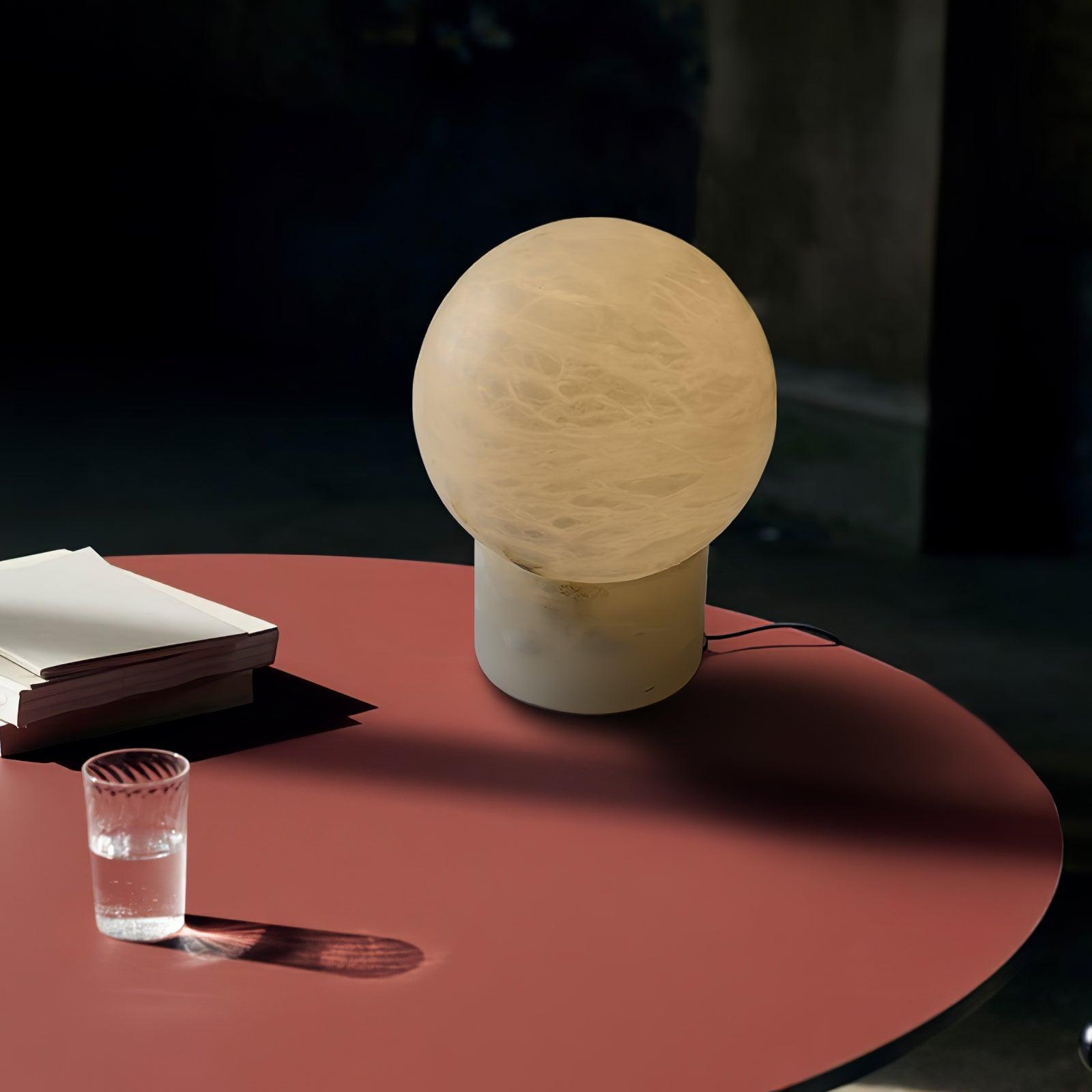 Marble Ball Table Lamp 7.1