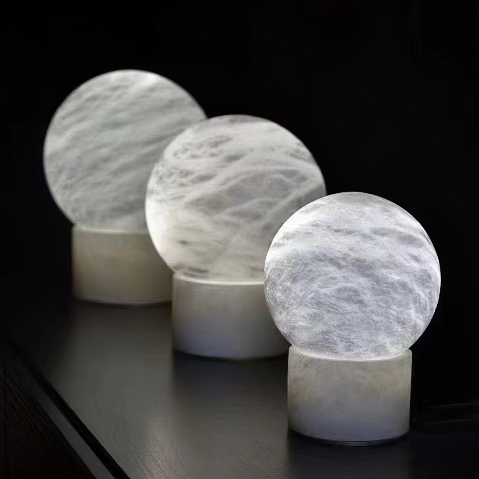 Marble Ball Table Lamp 7.1