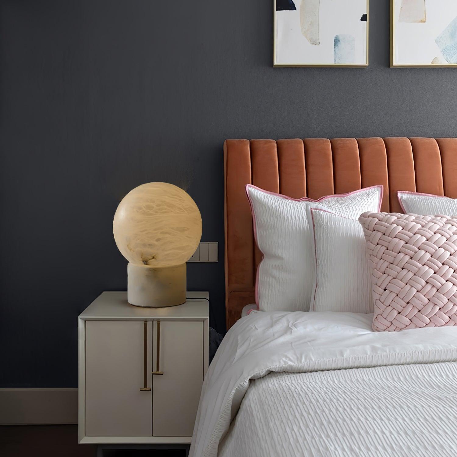 Marble Ball Table Lamp 7.1