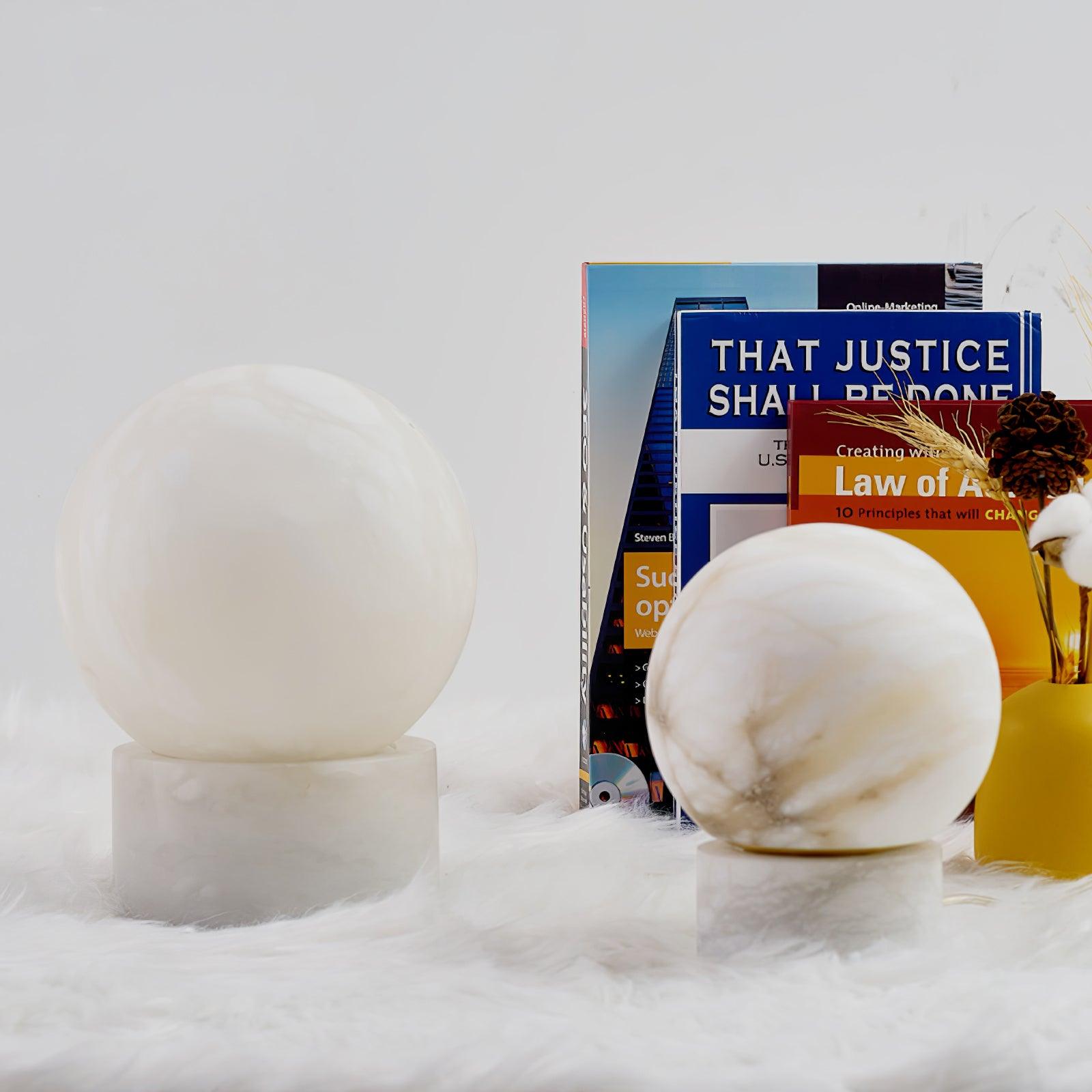 Marble Ball Table Lamp 7.1