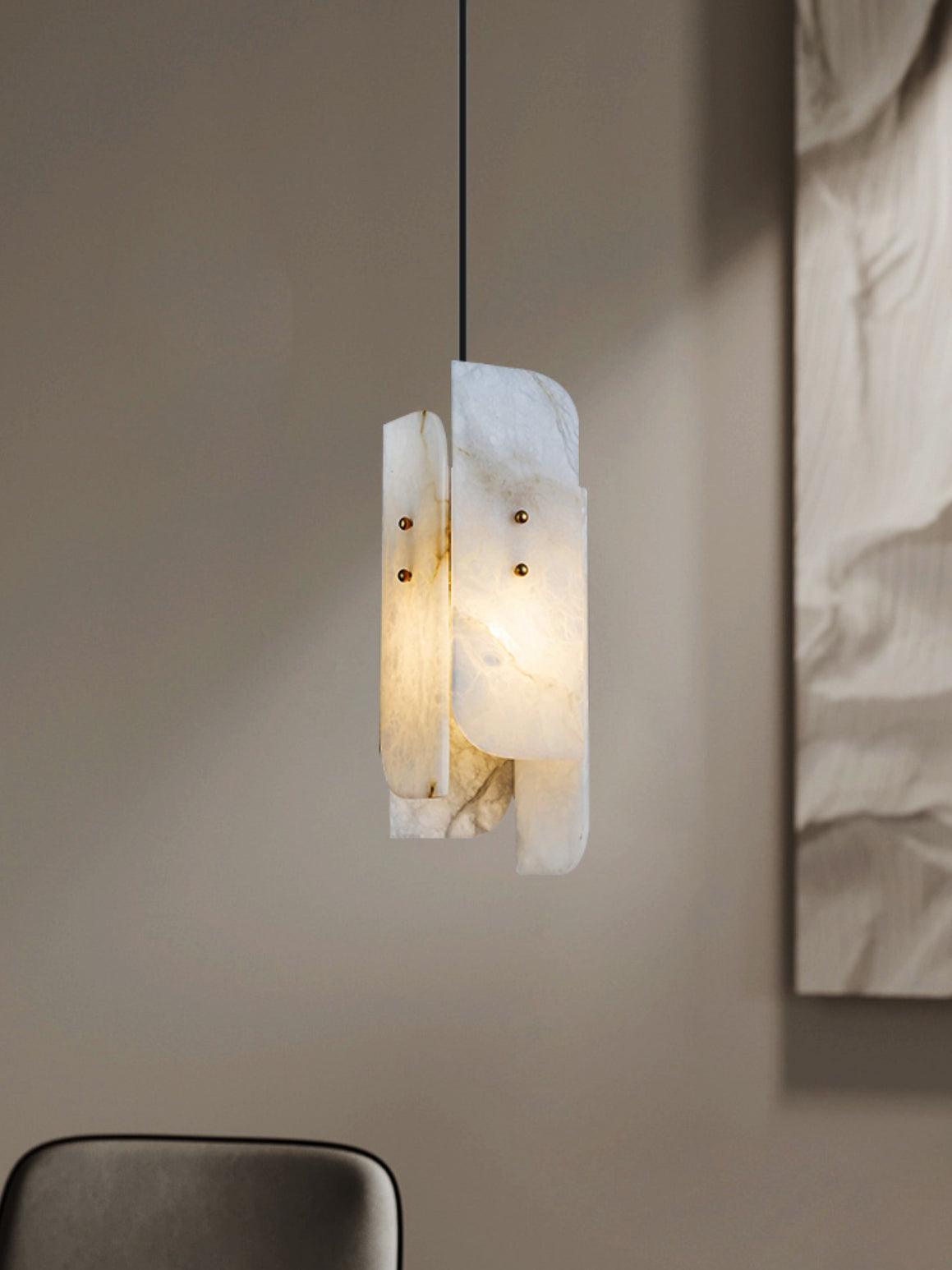 Megalith Alabaster Pendant Light 5.9