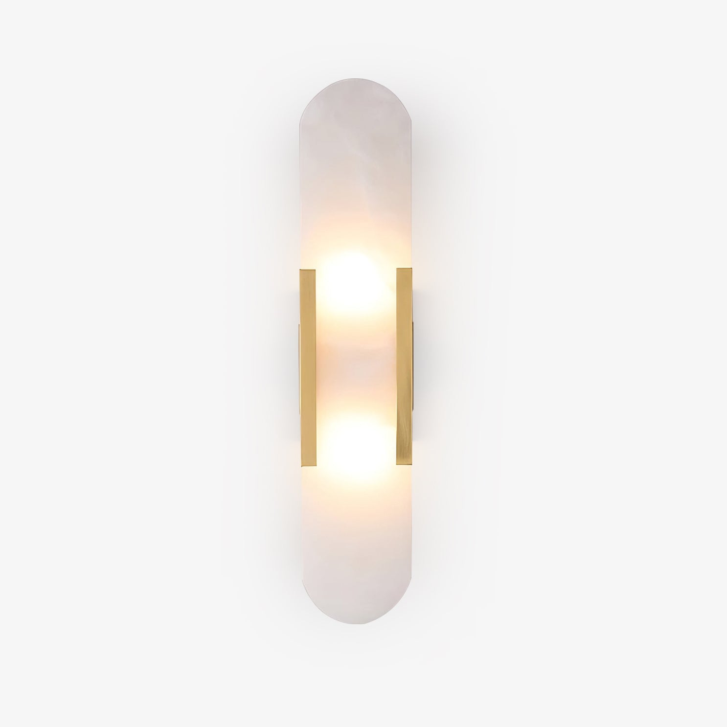 Melange Elongated Alabaster Wall Sconce