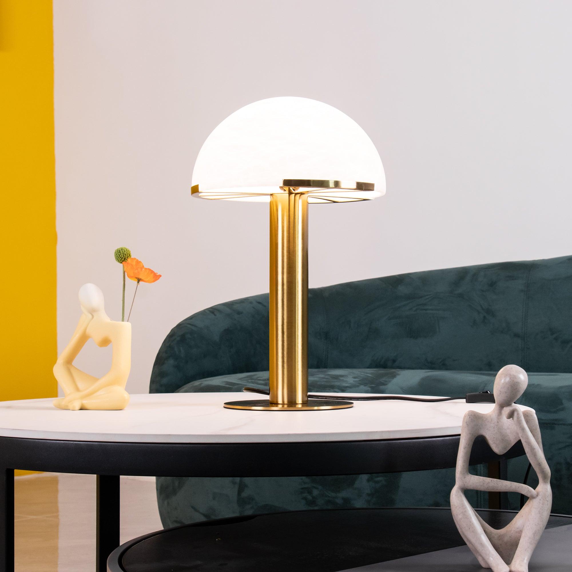 Elegance Alabaster Portable Lamp Table Lamp