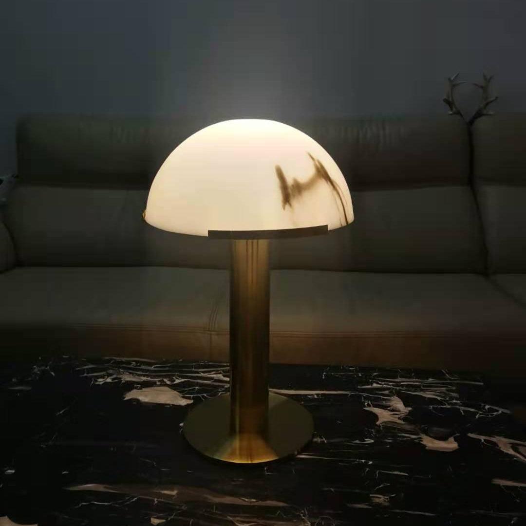 Elegance Alabaster Portable Lamp Table Lamp