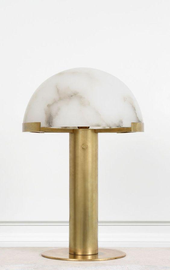 Elegance Alabaster Portable Lamp Table Lamp