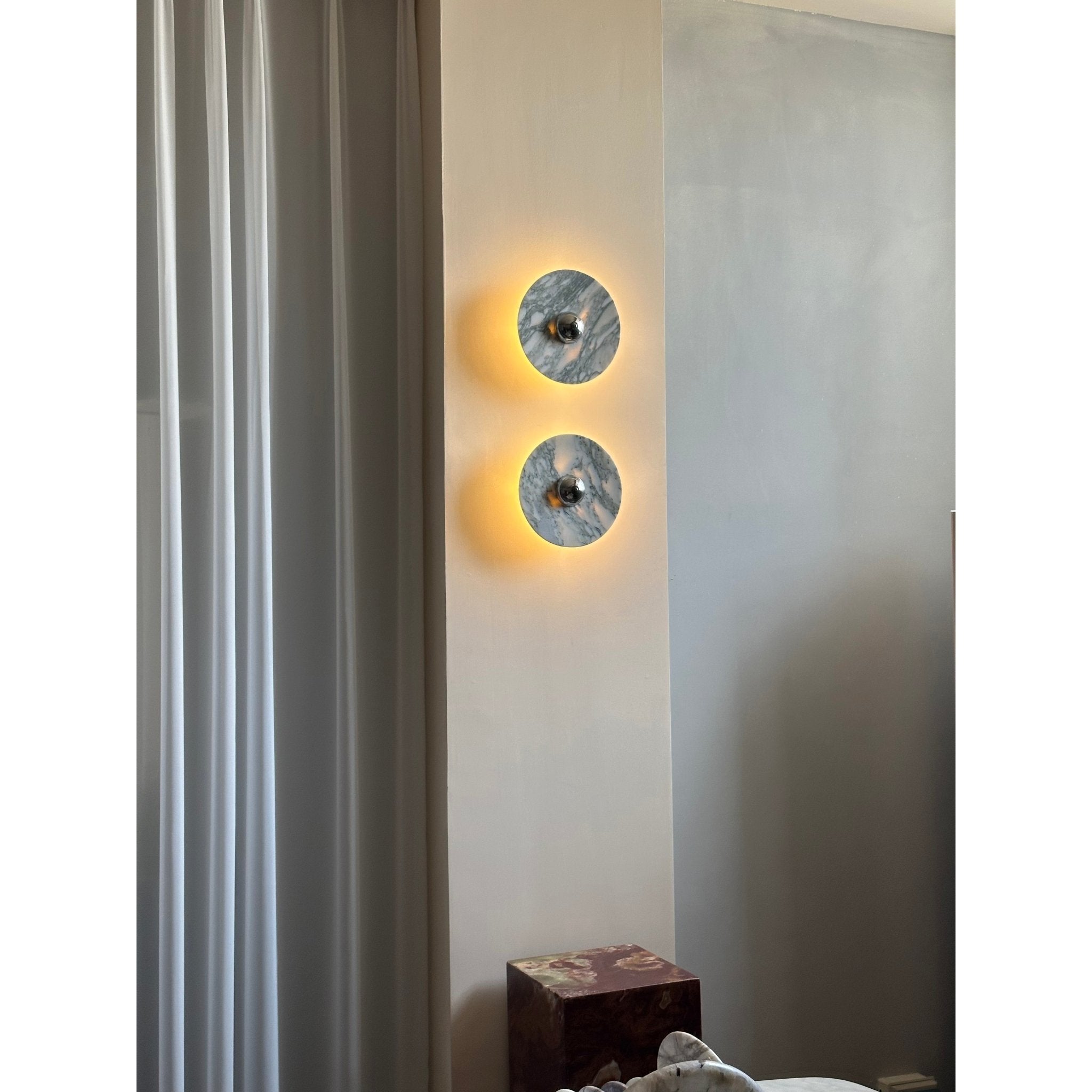 Messier Marble Rechargeable Wall Light, Bathroom Wall Sconce, detail 10