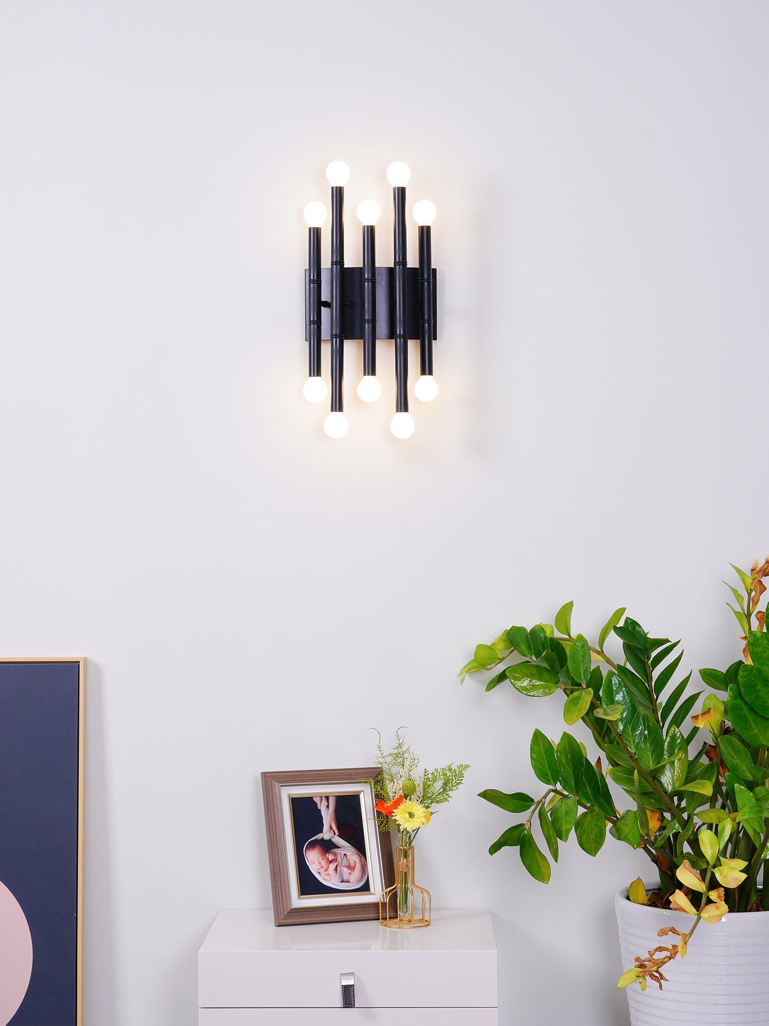 Meurice Sconce Wall Light - Black Wall Lamp, Hardwired Wall Sconce, detail 5