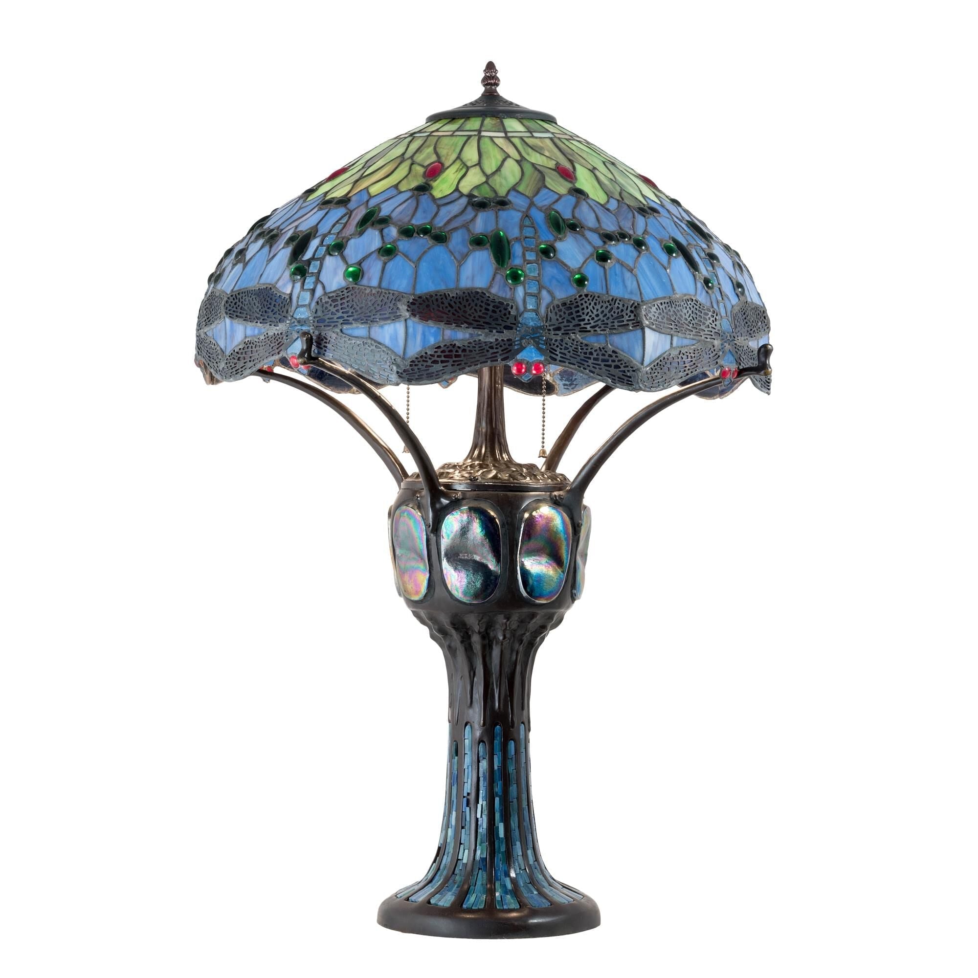 Hanginghead Dragonfly 33 Inch Table Lamp table lamp in glass, metal | Tianguang Select
