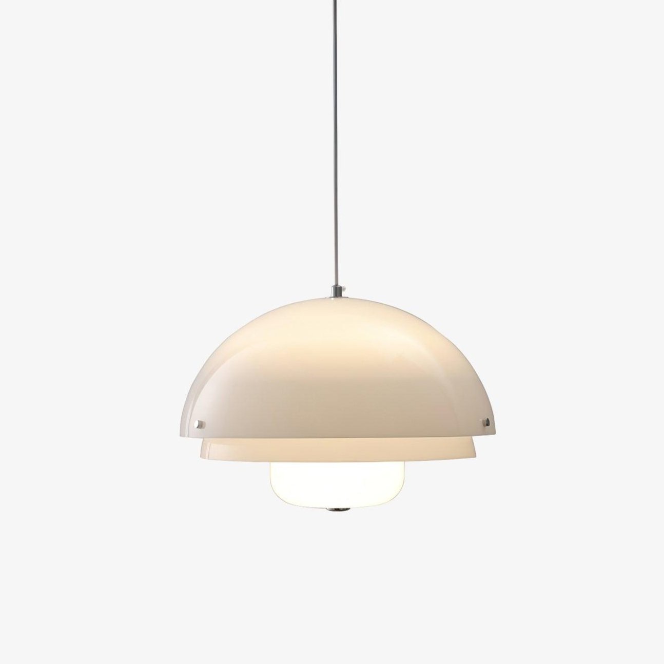Milk White Layer Drop Light Chandelier