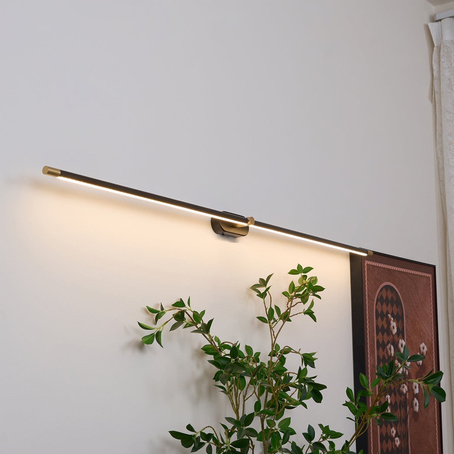 Minimalist Linear Rechargeable Wall Lamp Vanity Light