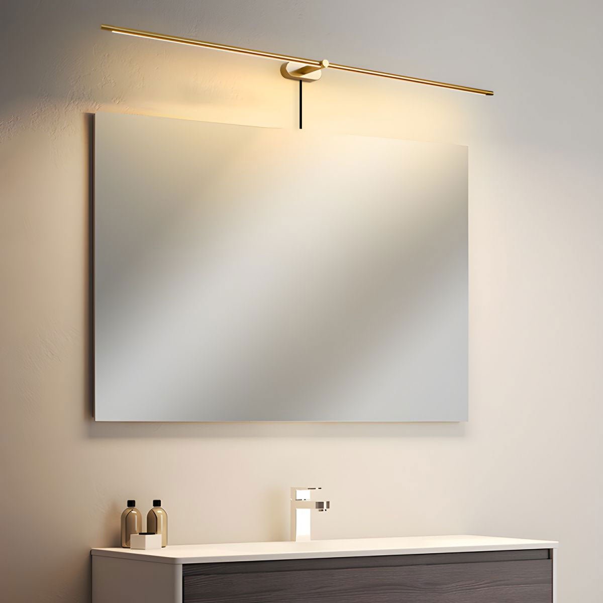 Minimalist Linear Plug-in Wall Lamp Vanity Light