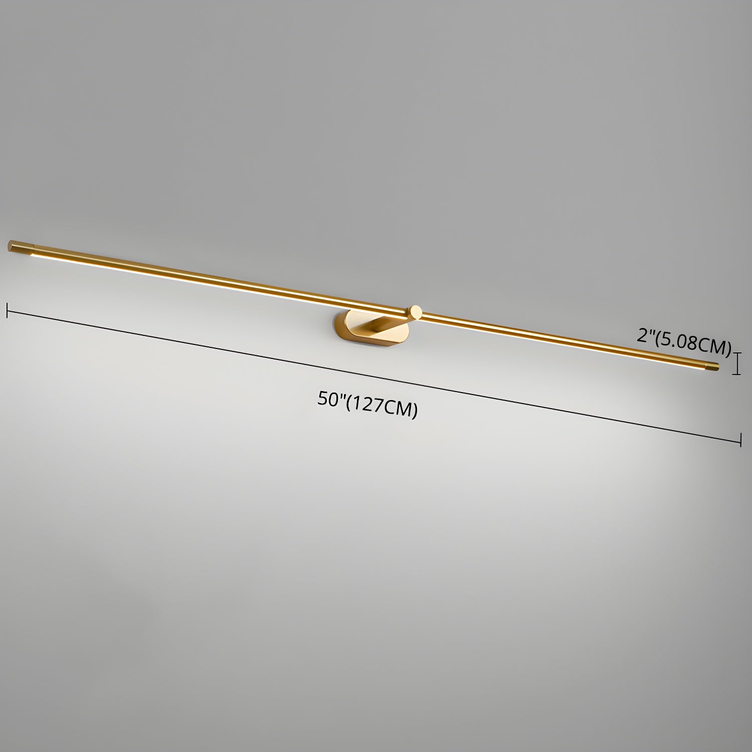 Minimalist Linear Rechargeable Wall Lamp Vanity Light