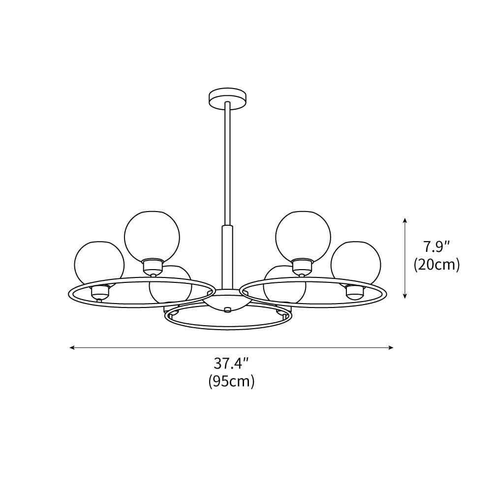Estee Chandelier 37.4