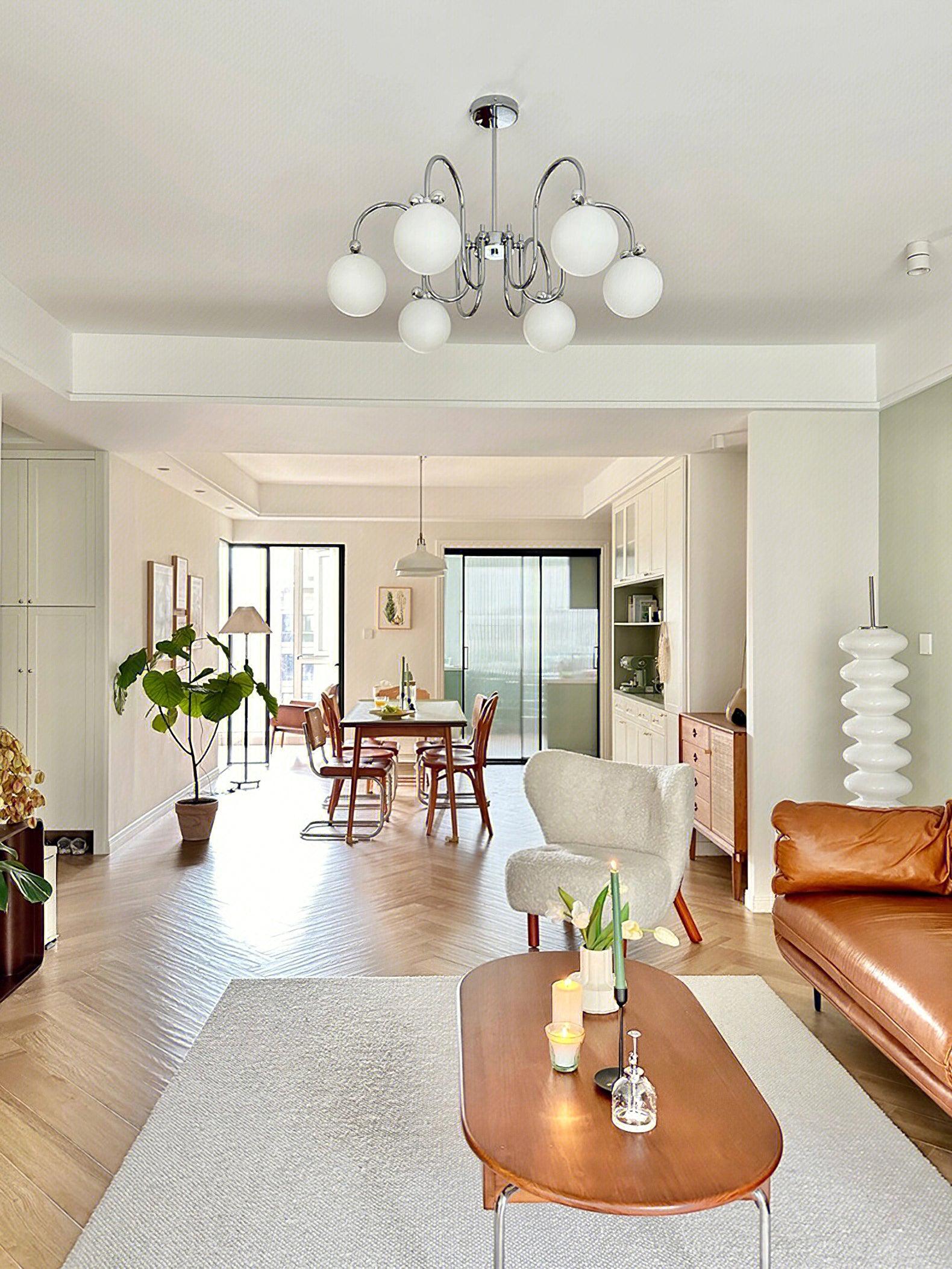 Estee Polished Chrome Chandelier