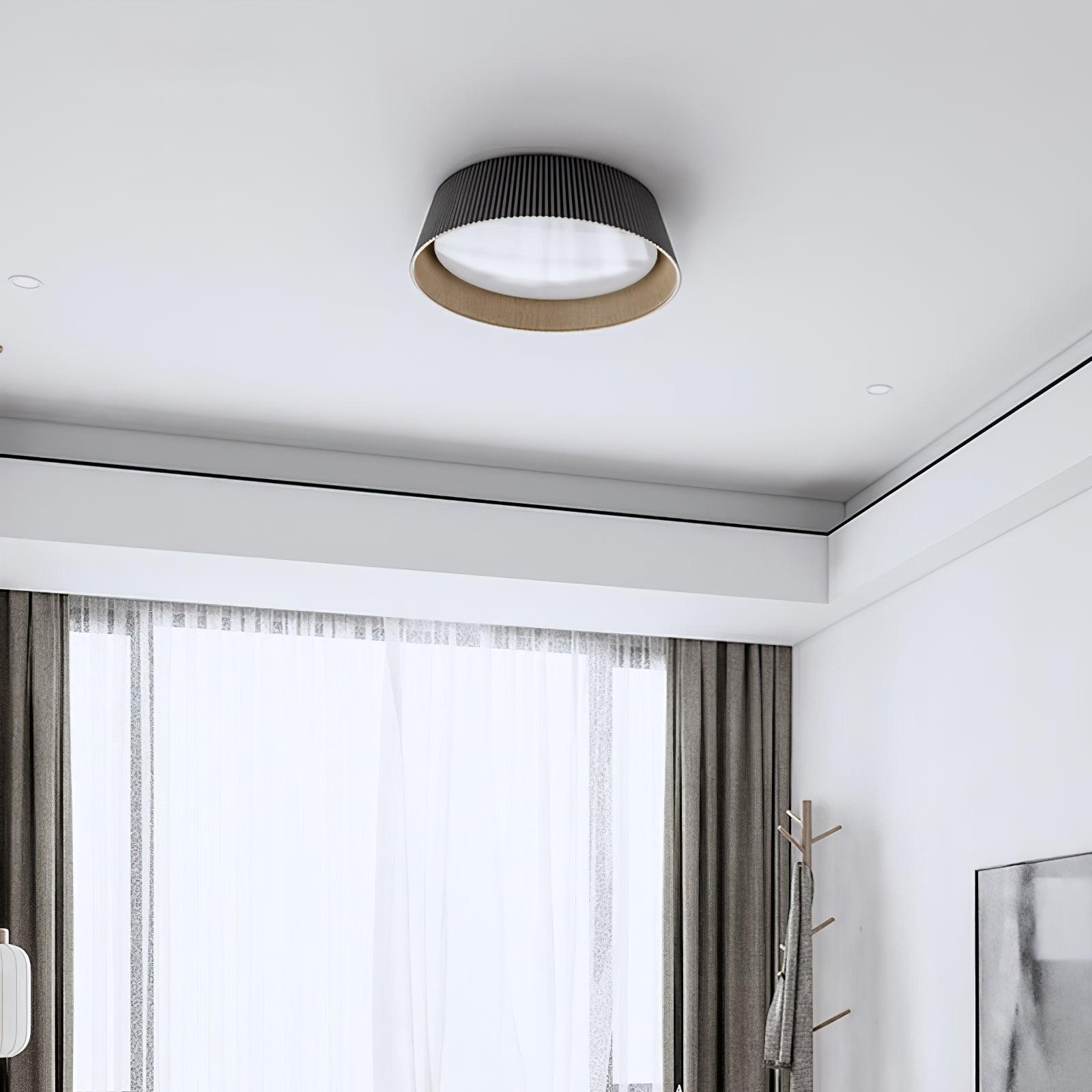 Modern Ribbed Overhead Light Ceiling Light