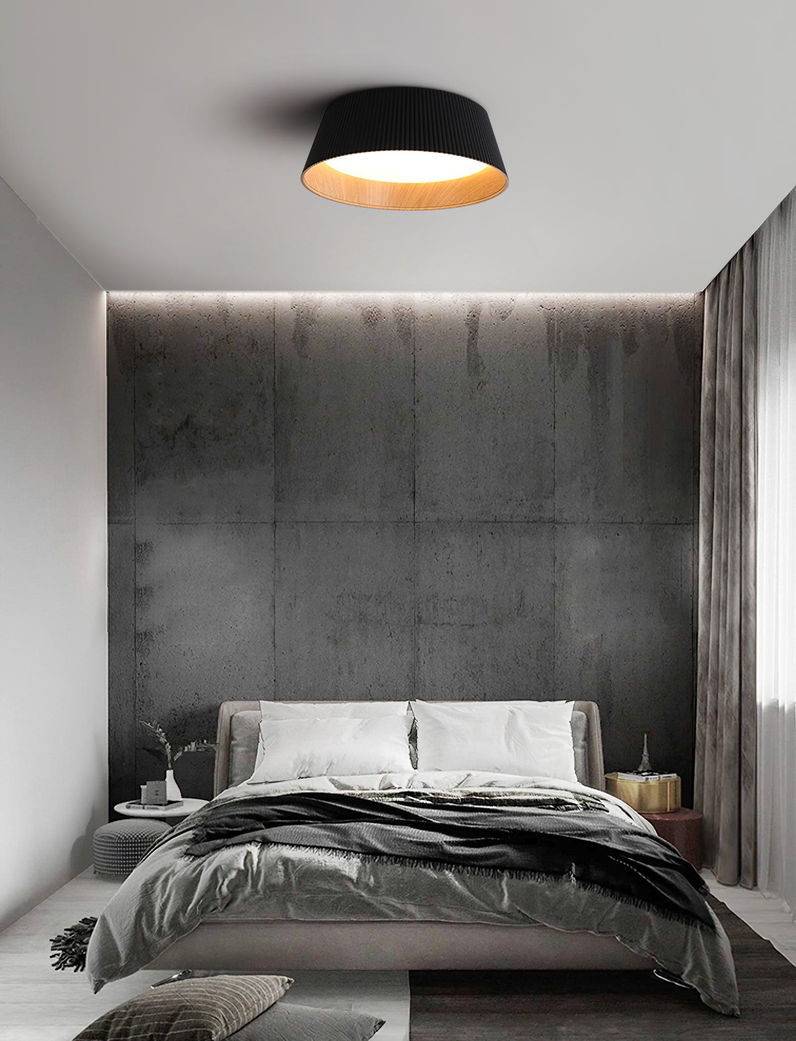 Modern Ribbed Overhead Light Ceiling Light