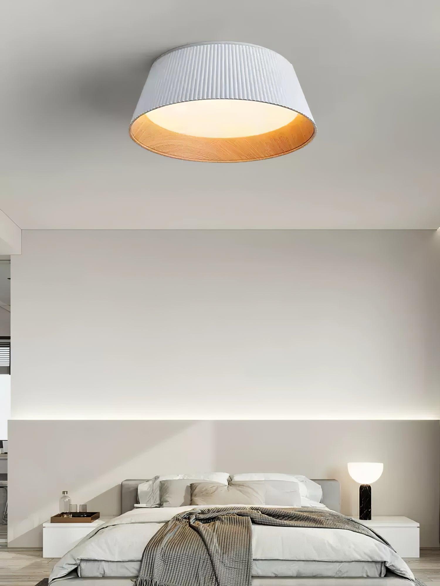 Modern Ribbed Overhead Light Ceiling Light