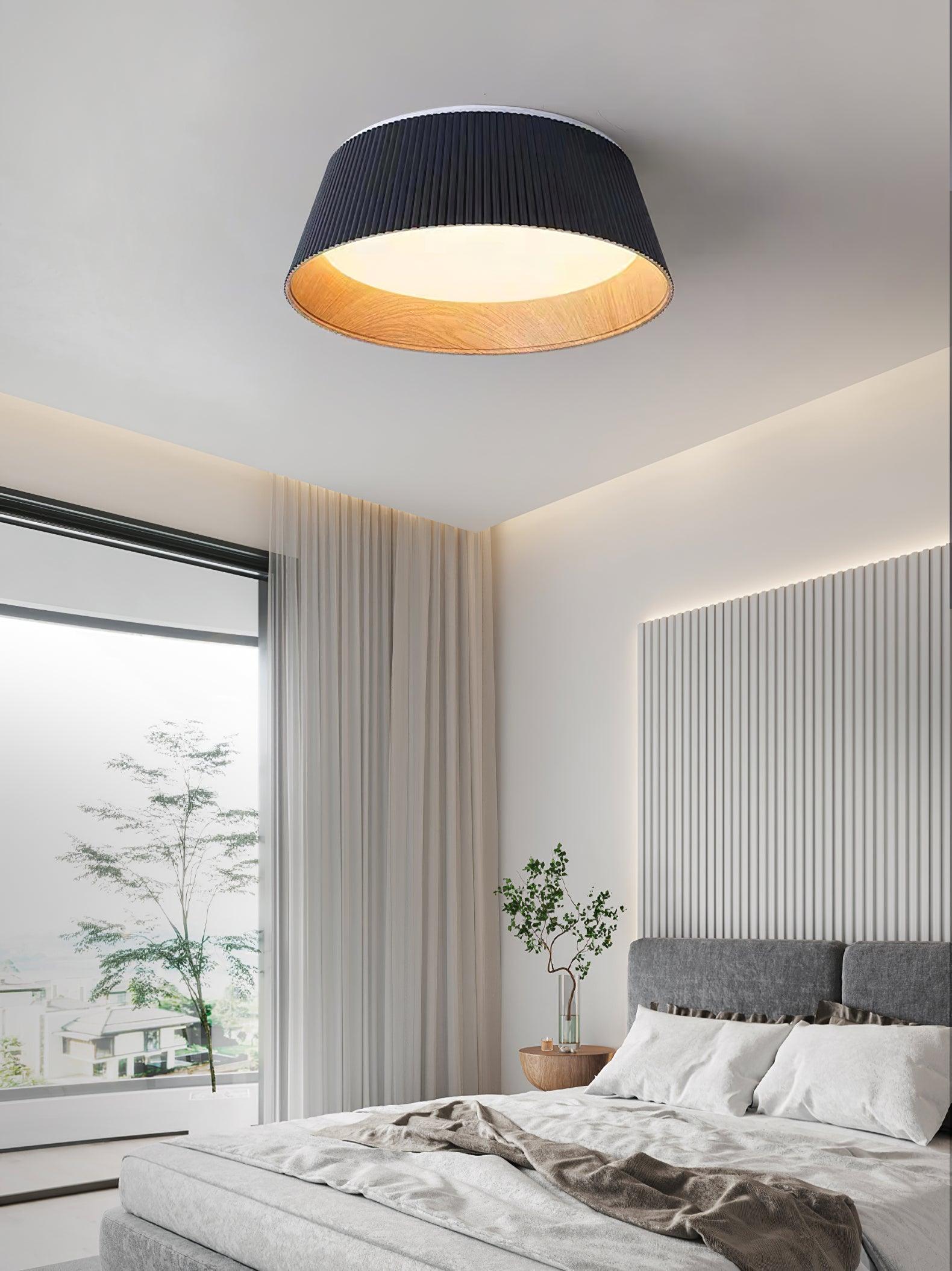 Modern Ribbed Overhead Light Ceiling Light