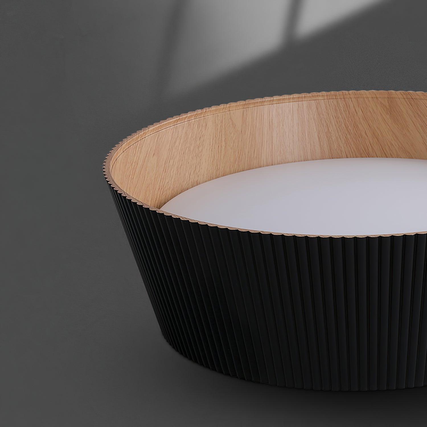 Modern Ribbed Overhead Light Ceiling Light