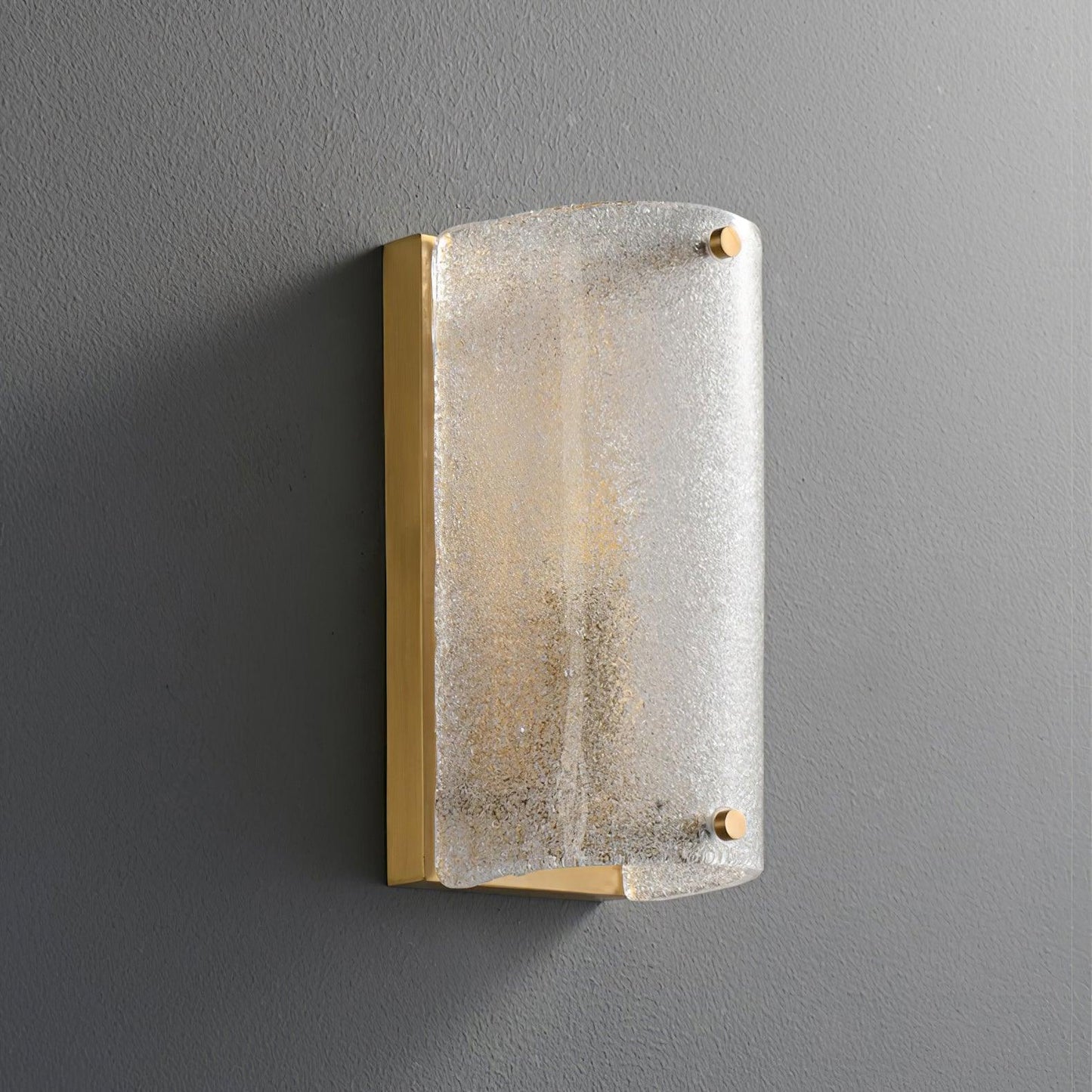 Moet Rounded Bracket Light Wall Light, Bedroom Wall Sconce, Brass, Dia 10cm x H 22cm