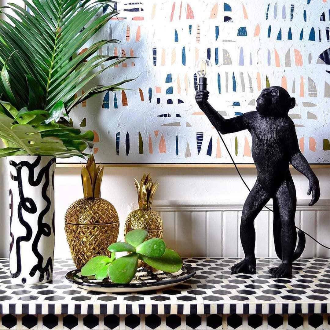 Monkey Nightstand Lamp Table Lamp